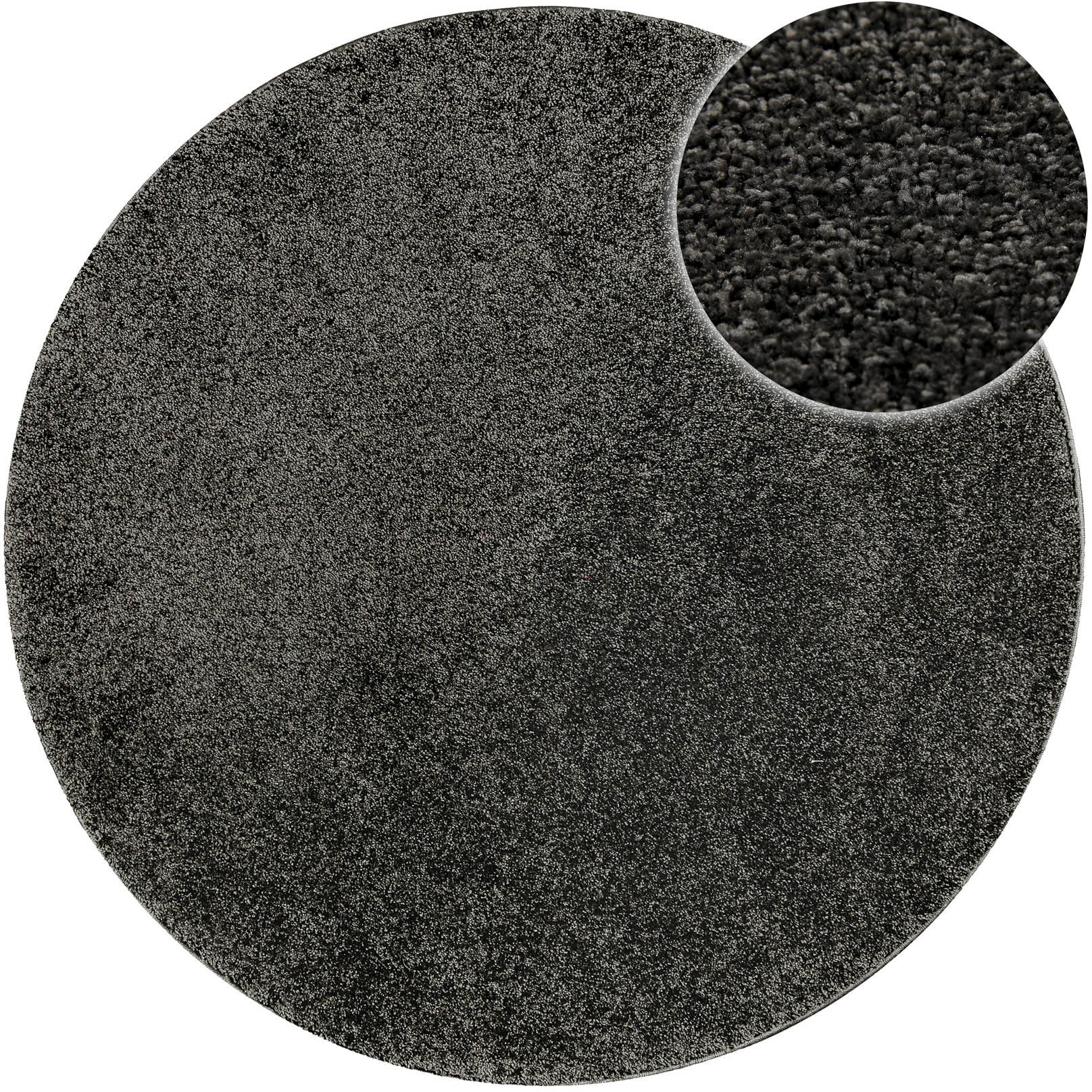 OTTO home Hochflor-Teppich "Yvaine" rund 25 mm Höhe Langflor, Shaggy, dicht günstig online kaufen