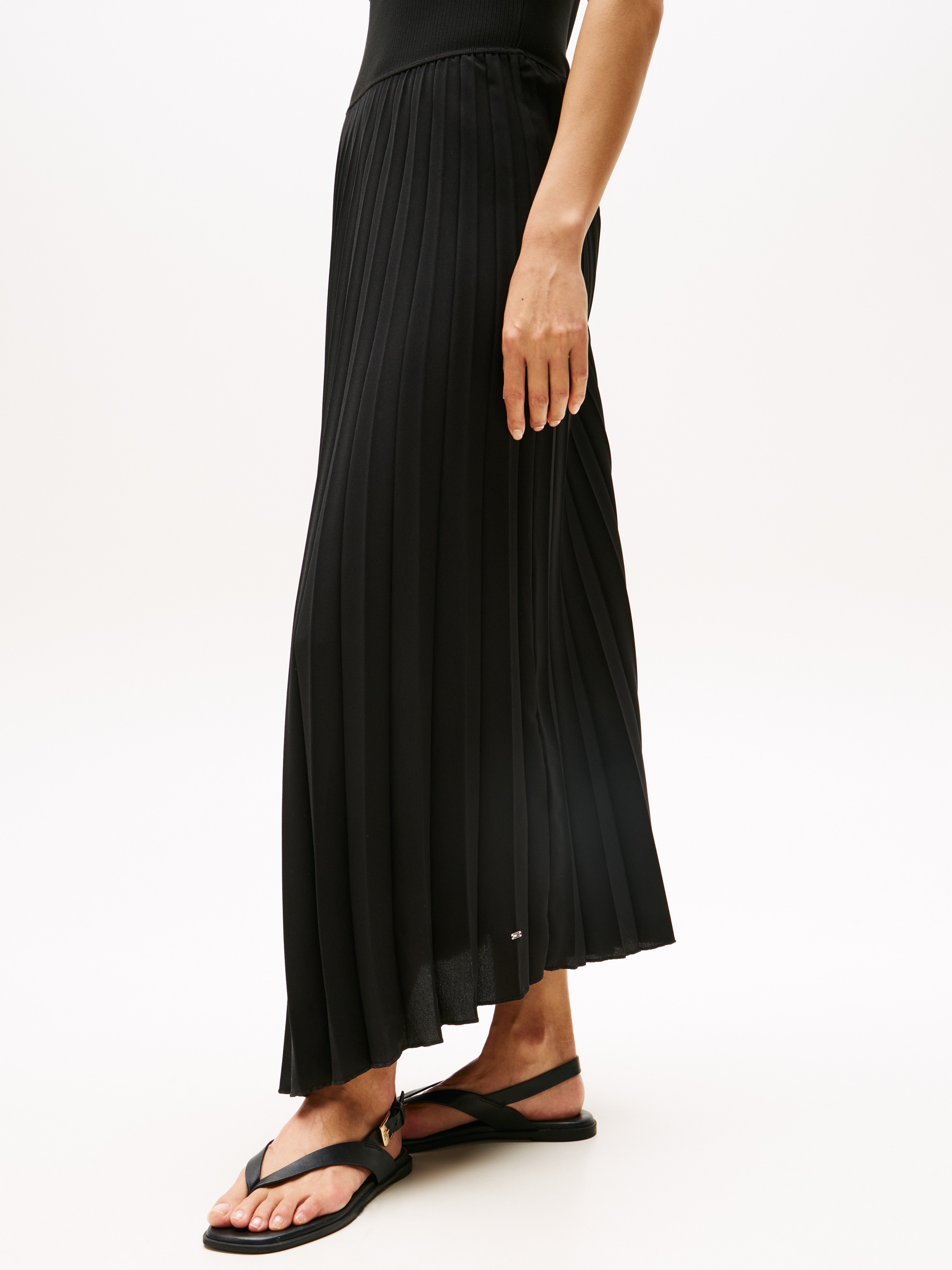 Tommy Hilfiger A-Linien-Kleid »5X2 RIB MIDI F&F DRS«