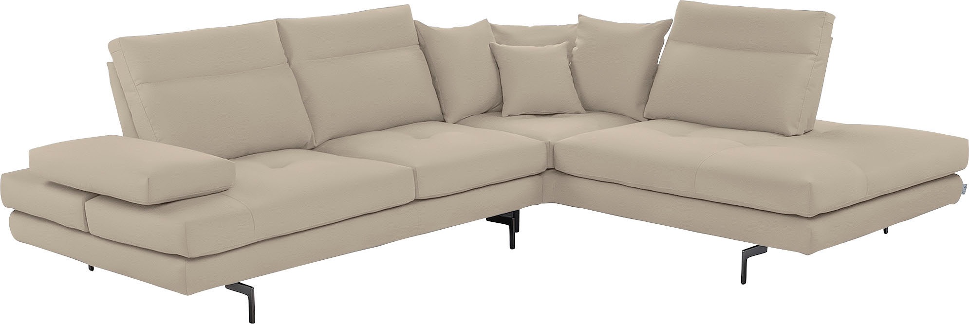 CALIA ITALIA Ecksofa "Toby Wing, Komfortsofa mit Sitzkomfort der Extraklass günstig online kaufen