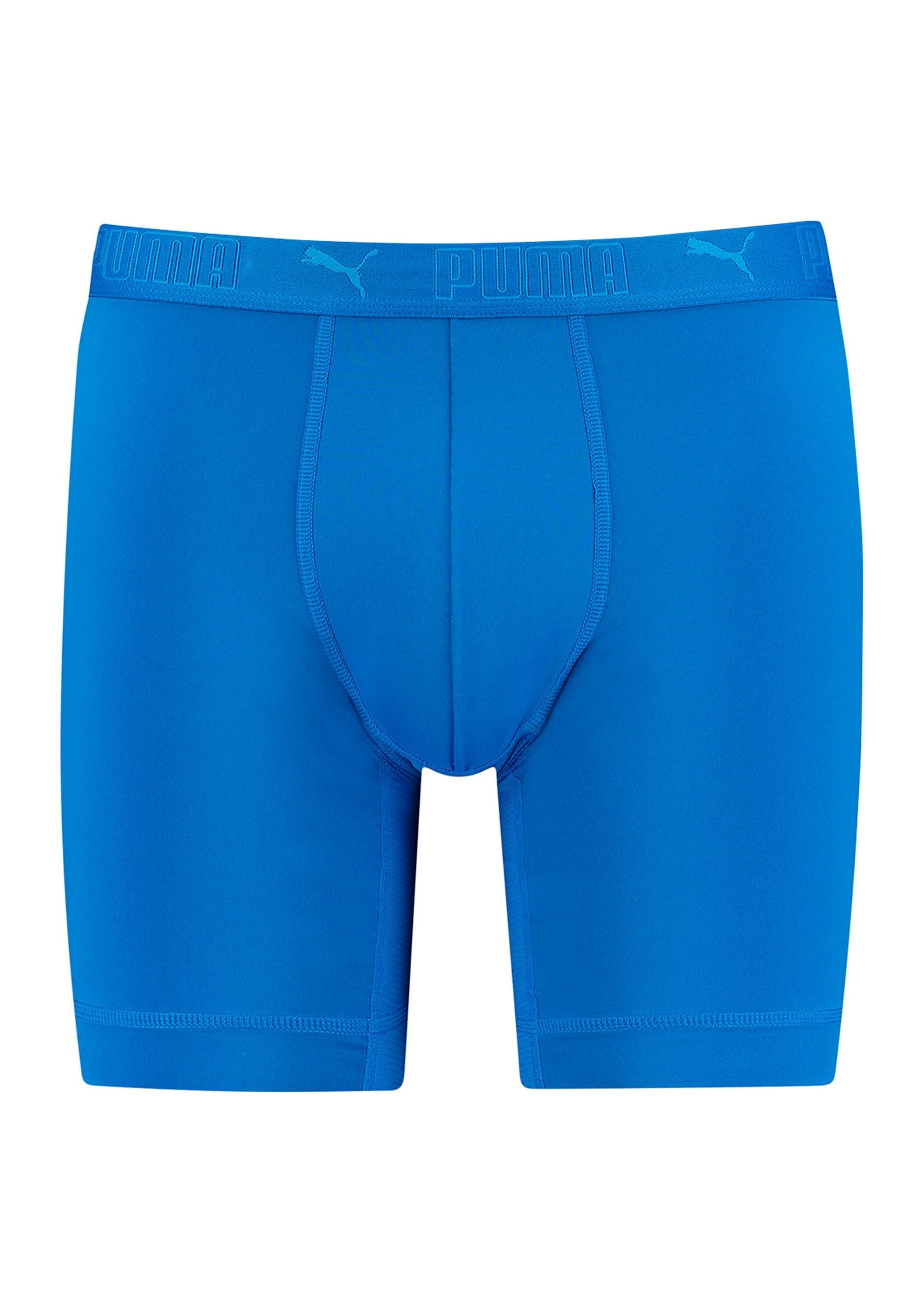 PUMA Boxershorts »Boxershort Sport Micorfiber Long Boxer 3P 4er Pack«