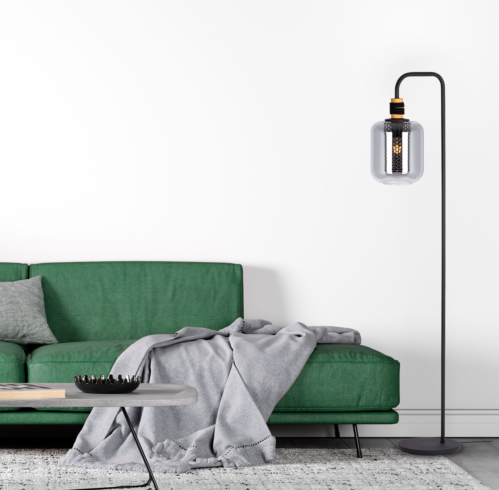 NOWA Stehlampe »ANDO«, Leuchtmittel E27 | ohne Leuchtmittel, Fußtrittschalter