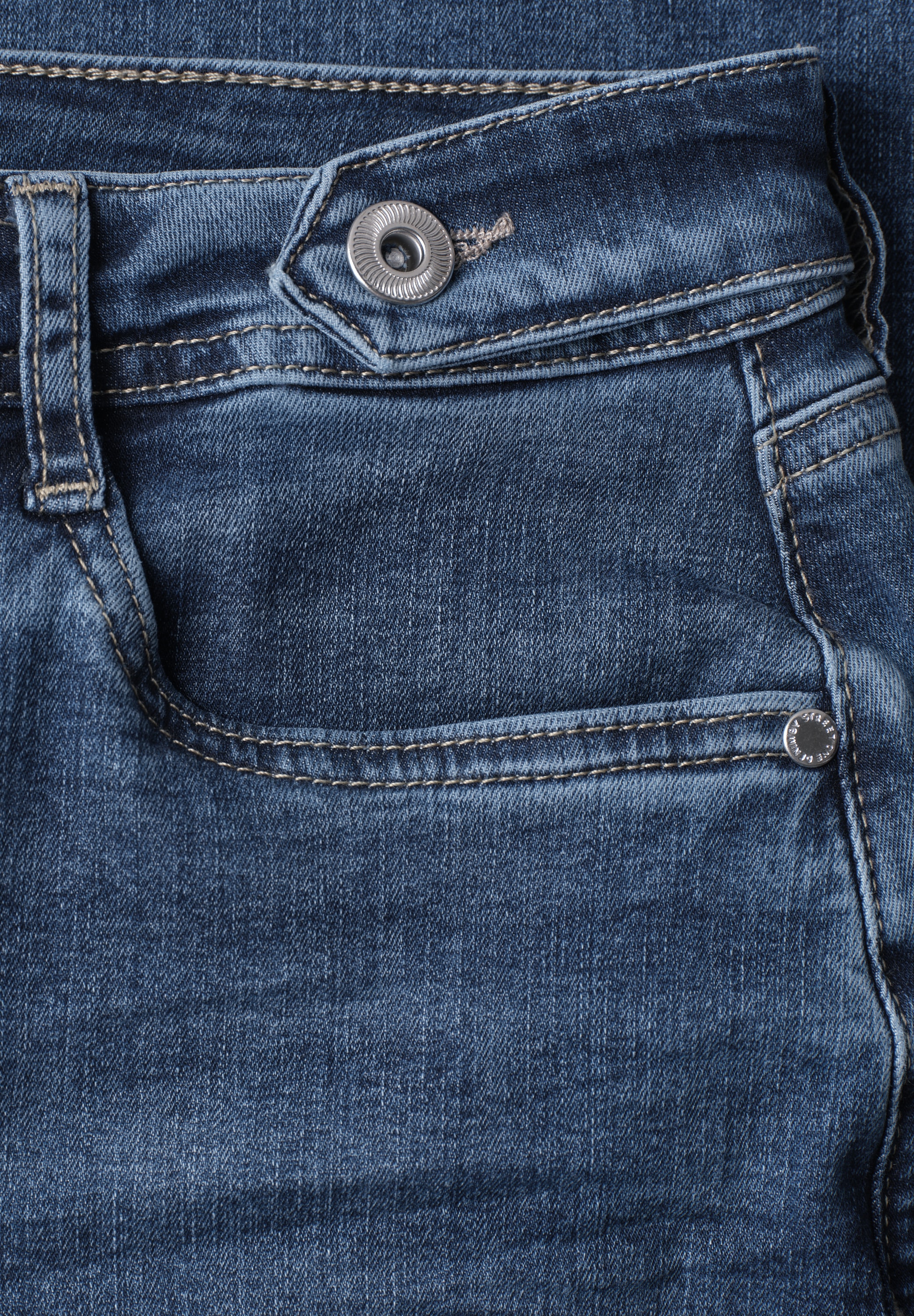 STREET ONE Loose-fit-Jeans High Waist