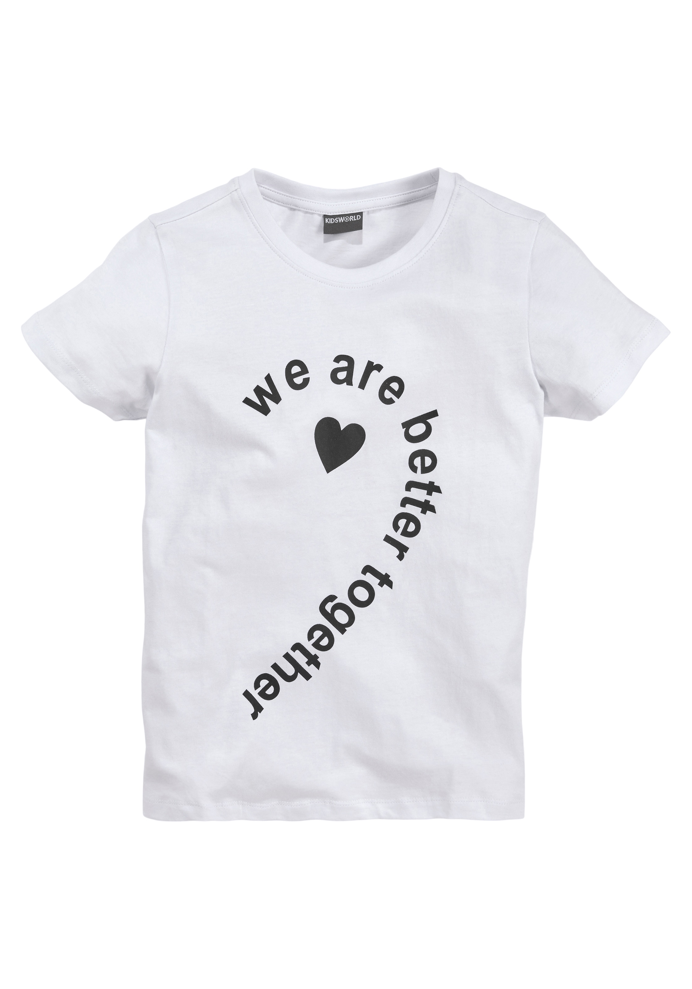 KIDSWORLD T-Shirt »we | Form together«, are ▷ BAUR (Packung, tlg.), für Basic 2 better