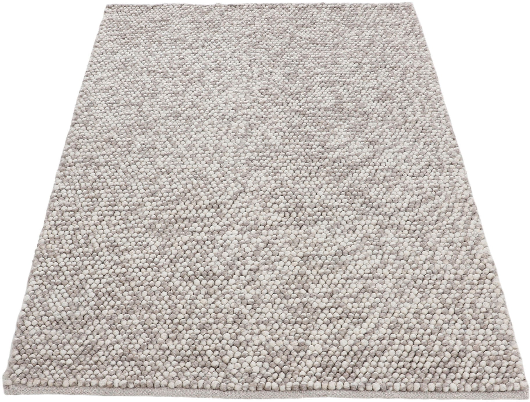 carpetfine Teppich »Calo«, rechteckig, BAUR Teppich, Handweb Wolle Uni handgewebt, 70% | Farben, meliert