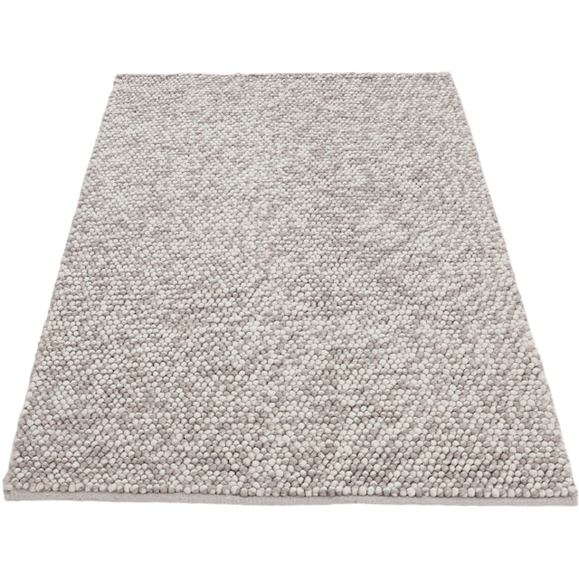 carpetfine Teppich »Calo«, rechteckig, Handweb Teppich, Uni Farben, meliert,  handgewebt, 70% Wolle | BAUR