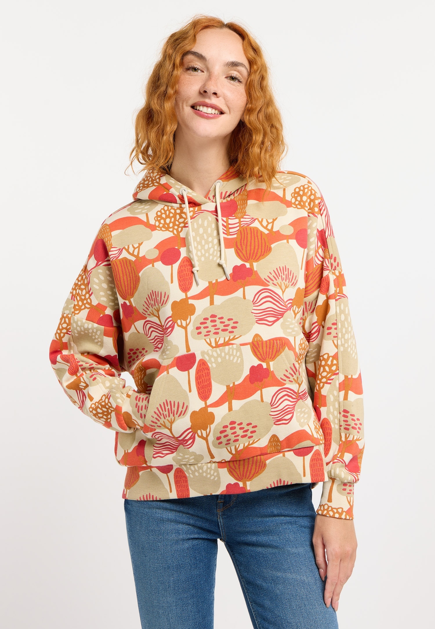 Ragwear Kapuzensweatshirt "PIRITA PRINT" günstig online kaufen