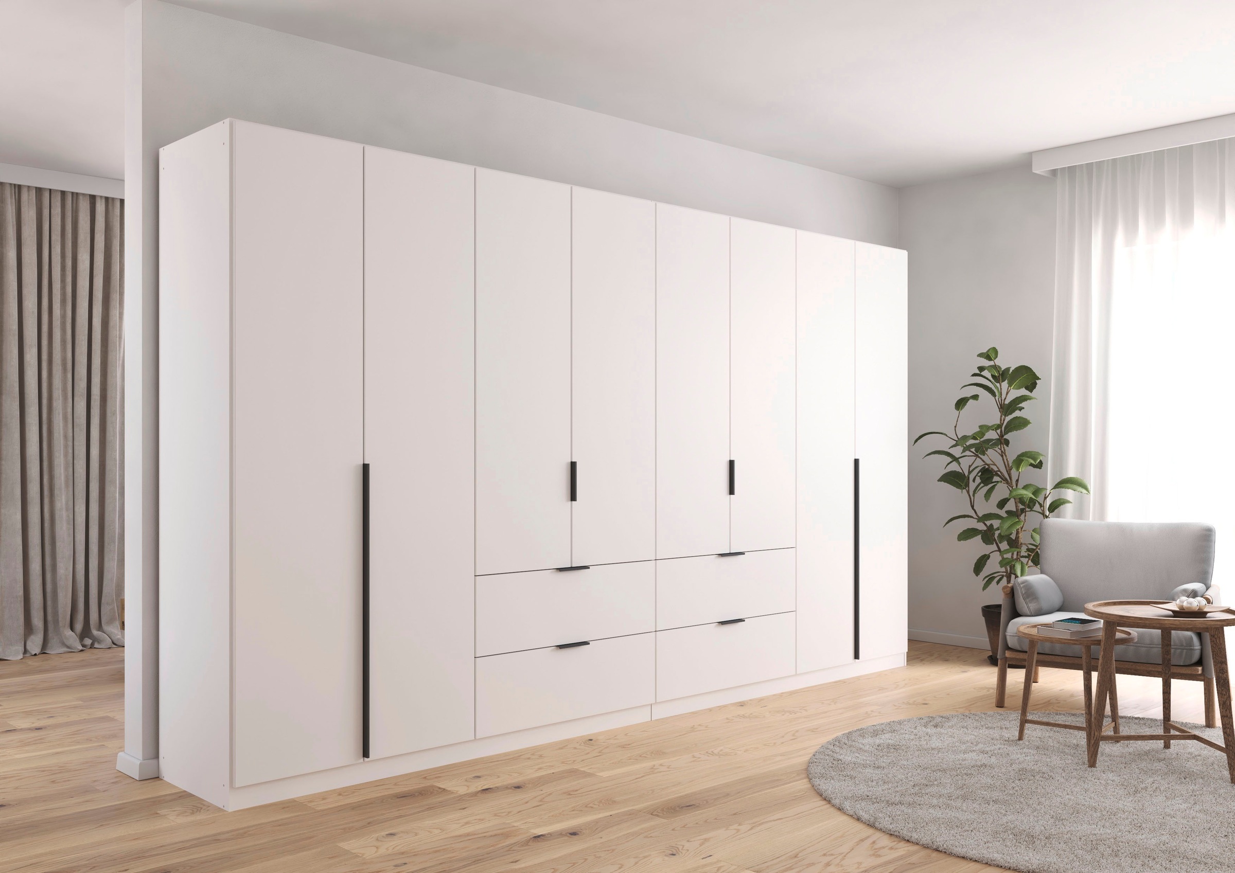 OTTO home Drehtürenschrank "Kleiderschrank Schrank Garderobe AGORDO mit Dek günstig online kaufen