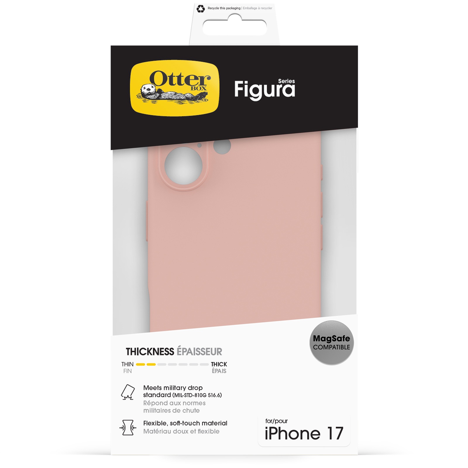 Otterbox Handyhülle »Figura für Apple iPhone 17« Apple iPhone 17 Backcover, Schutzhülle, Handyschutzhülle, Case, Schutzcase, stoßfest