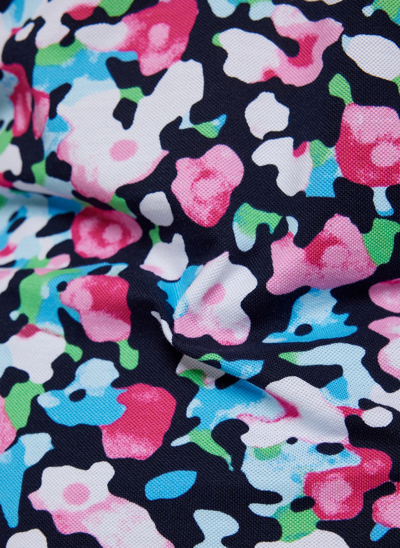 Rabe Print-Shirt "Rabe Poloshirt mit buntem Allover-Print" günstig online kaufen