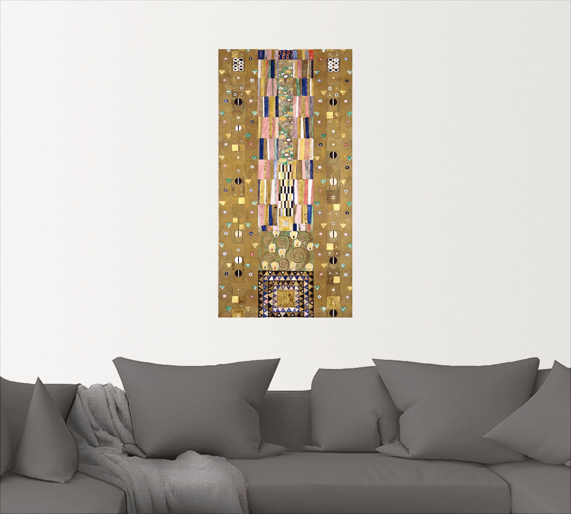Artland Wandbild »Werkvorlage zum Stocletfries. Schmalwand«, Muster, (1 St.), als Leinwandbild, Poster, Wandaufkleber in verschied. Größen