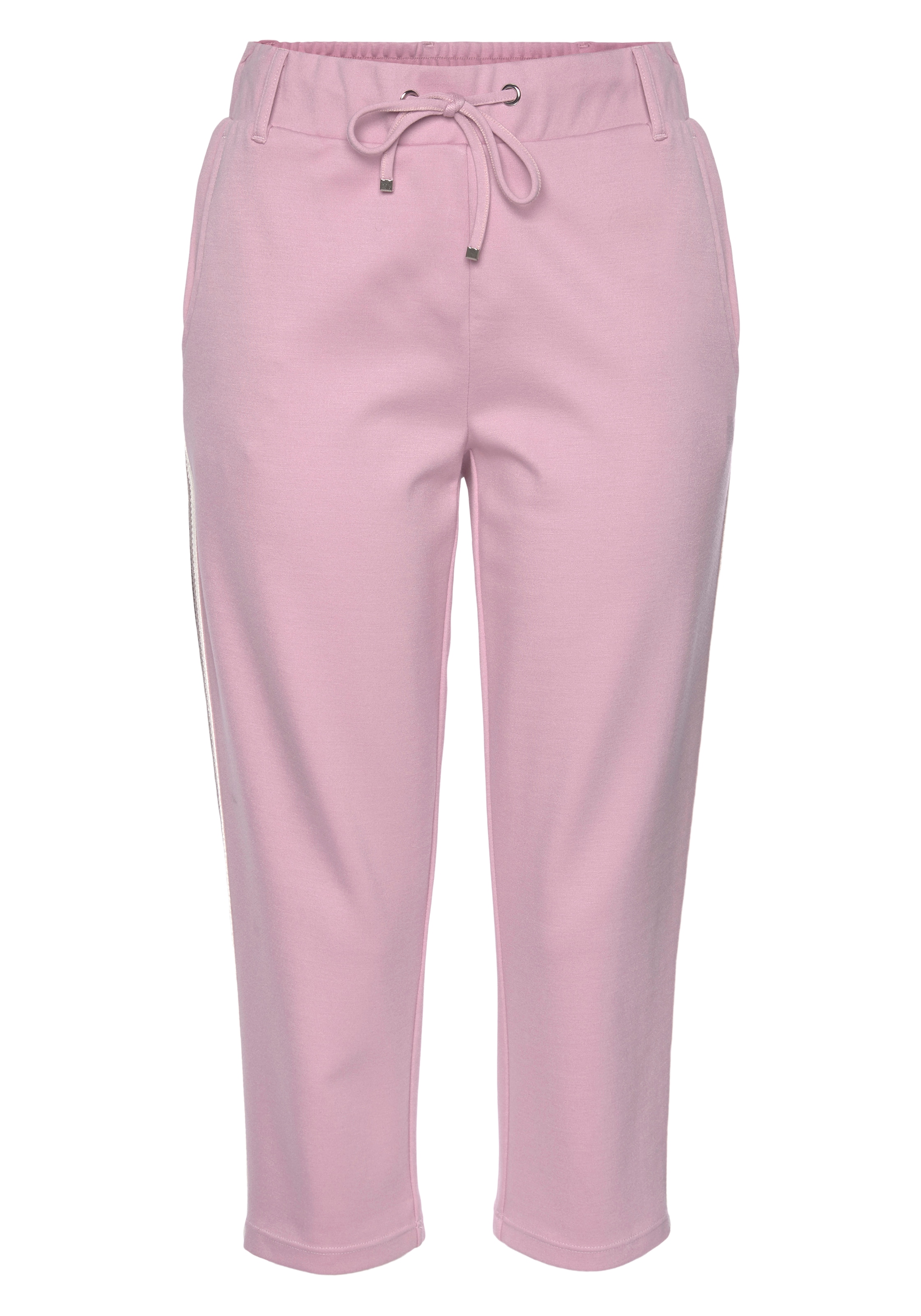 LASCANA Caprihose, mit seitlichen Streifen, Loungewear