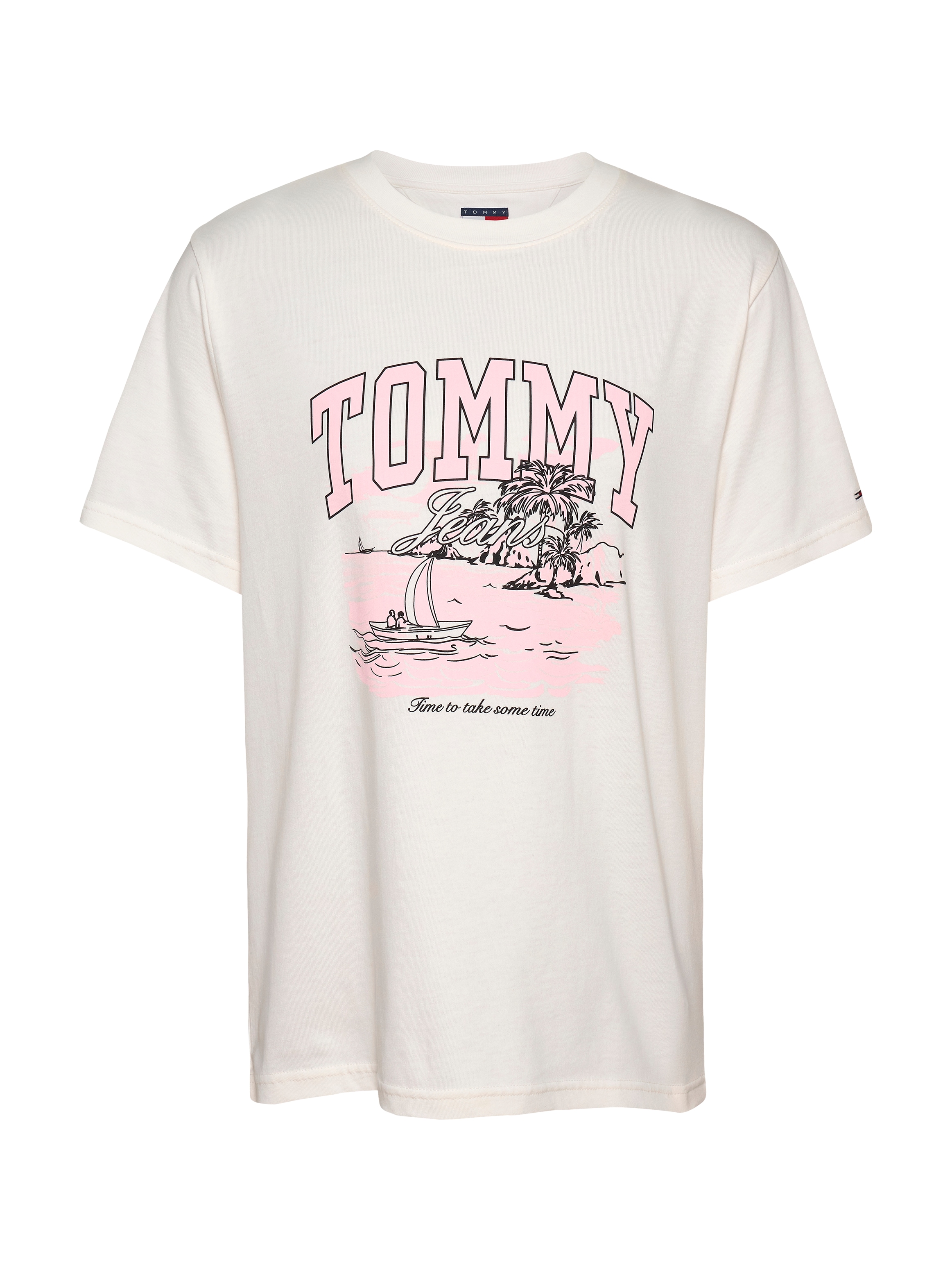 Tommy Jeans T-Shirt »TJW RLX TONAL TROPICS TEE«, mit grafischem Muster