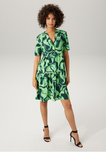 Aniston CASUAL Sommerkleid, mit farbenfrohem, graphischem Druck kaufen