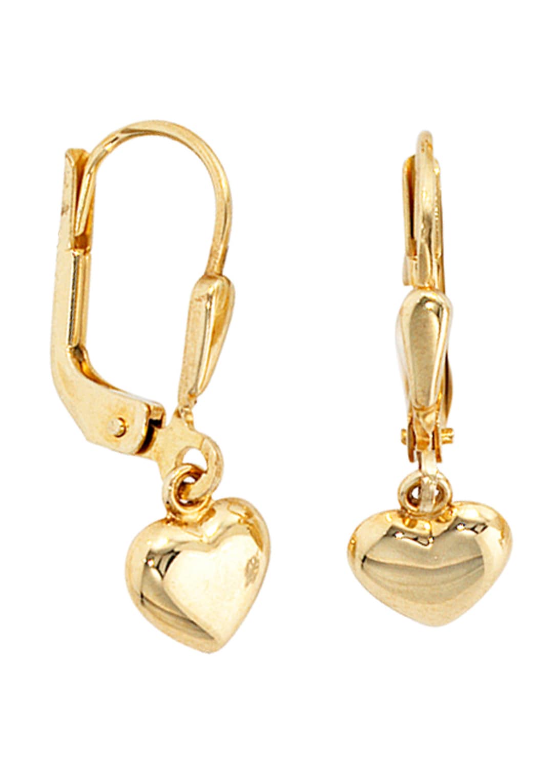 Paar »Kinder-Ohrringe online BAUR Herz«, Ohrhänger bestellen 333 JOBO Gold |