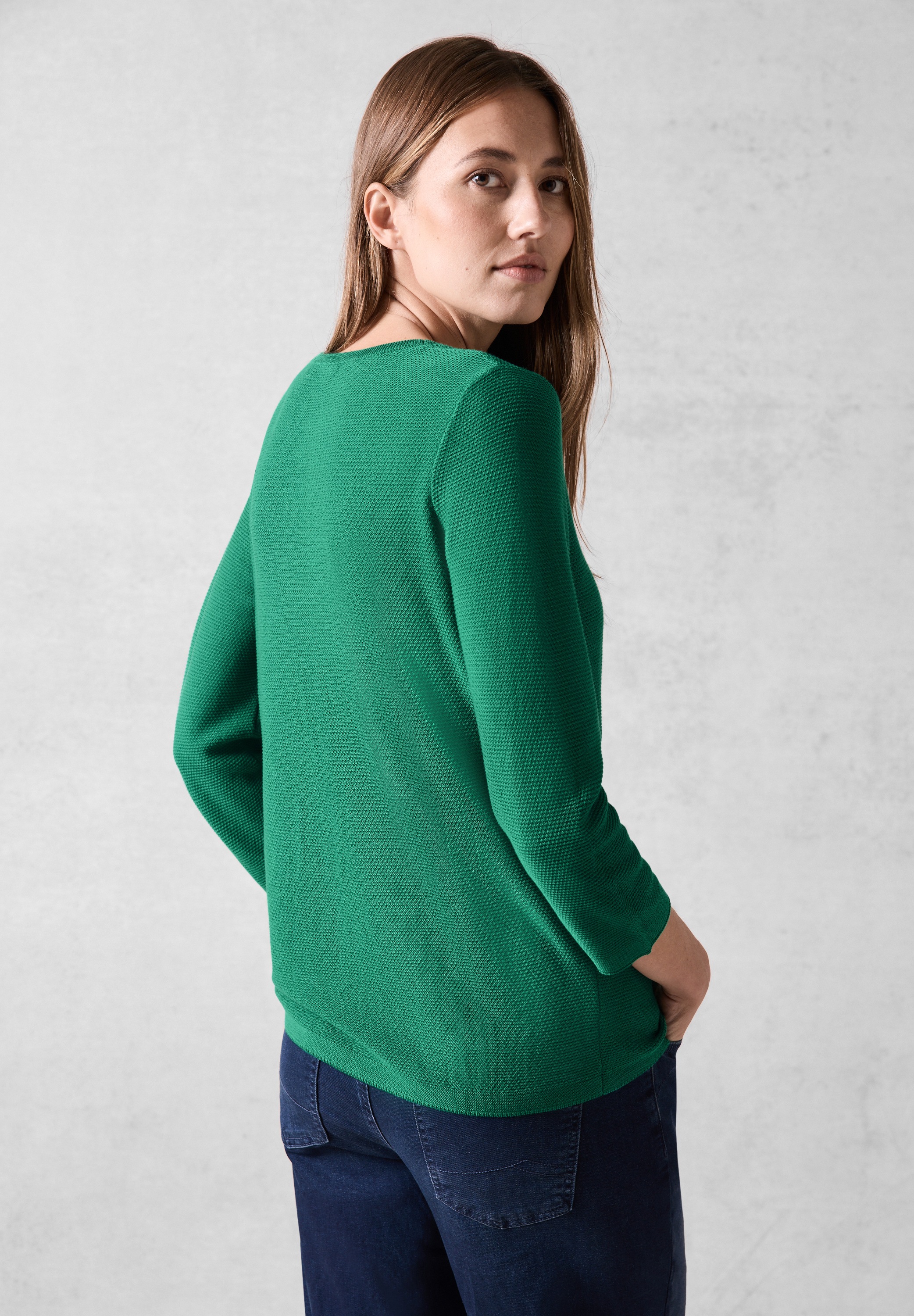 Cecil 3/4 Arm-Pullover, Feinstrick