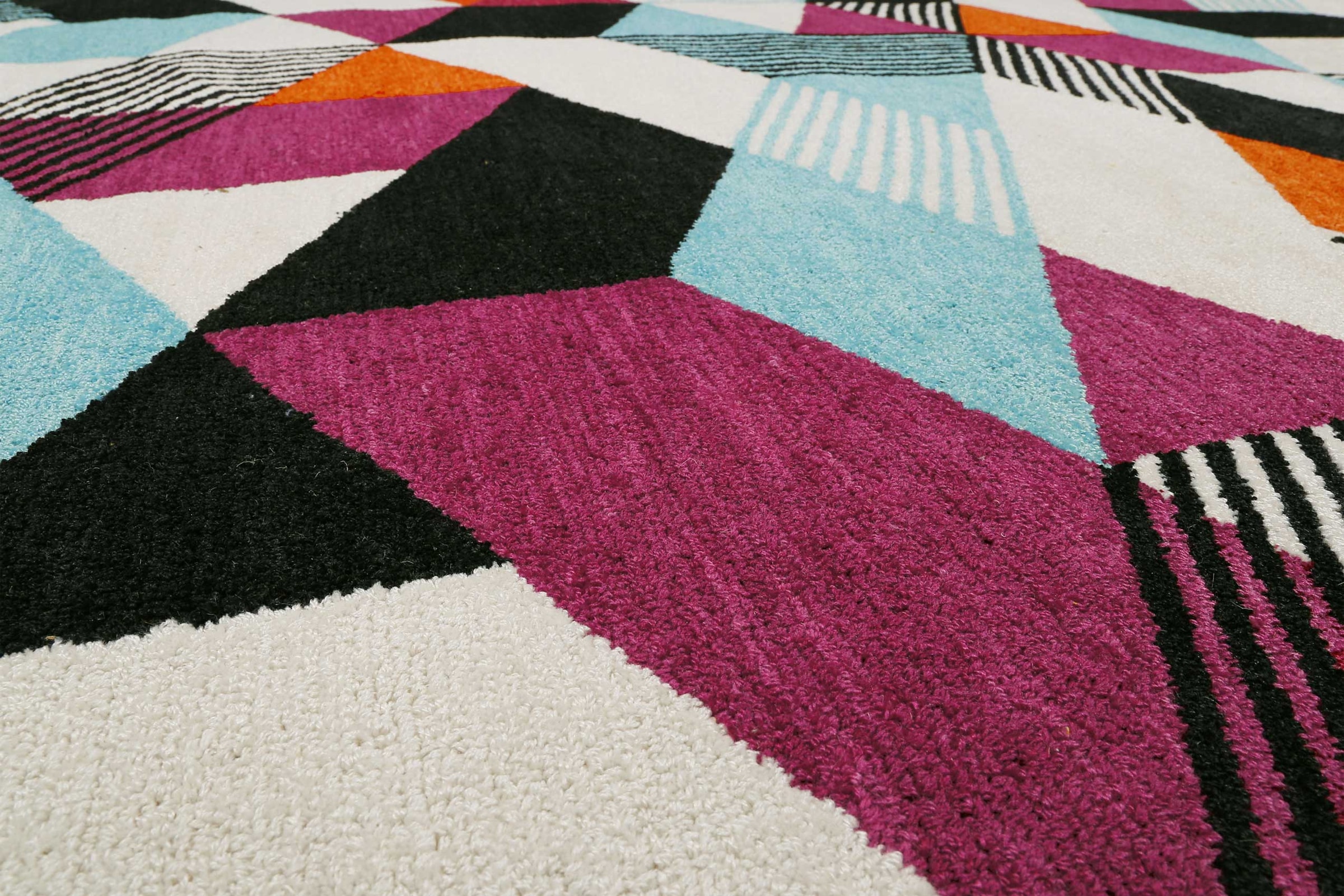 Esprit Teppich »Uptown,  ESP-39872«, rechteckig, 8 mm Höhe, bunt, handgetuftet, grafischer Retro Look für Wohnzimmer, Schlafzimmer