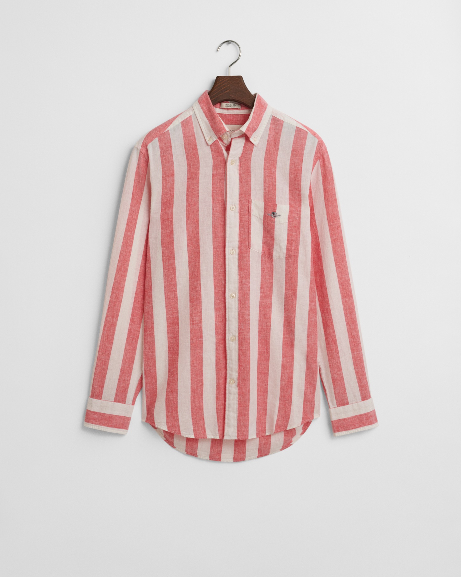 Gant Langarmhemd »REG COTTON LINEN BOLD STRIPE SHIRT«