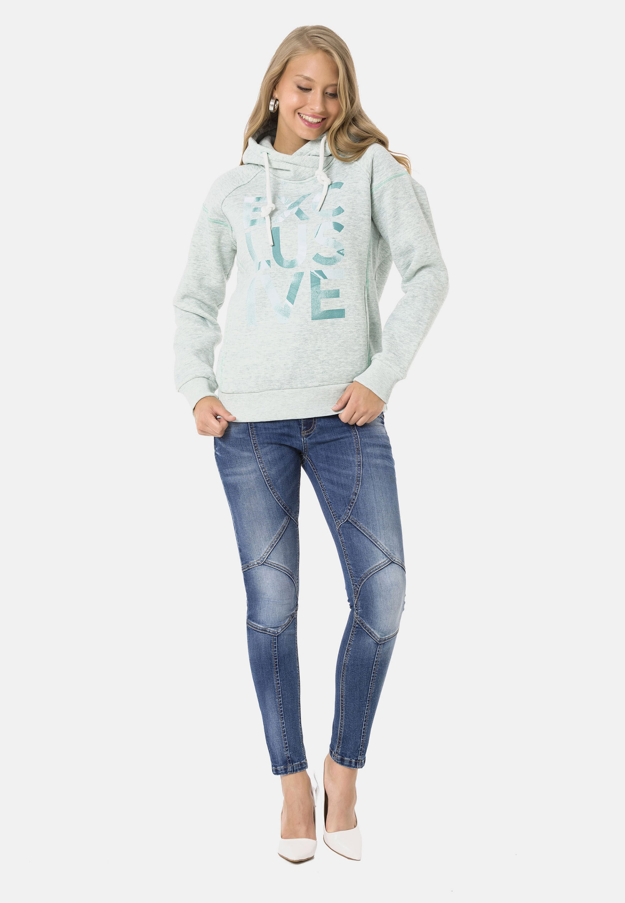 Cipo & Baxx Kapuzenpullover »WL330« 1 mit Kapuze