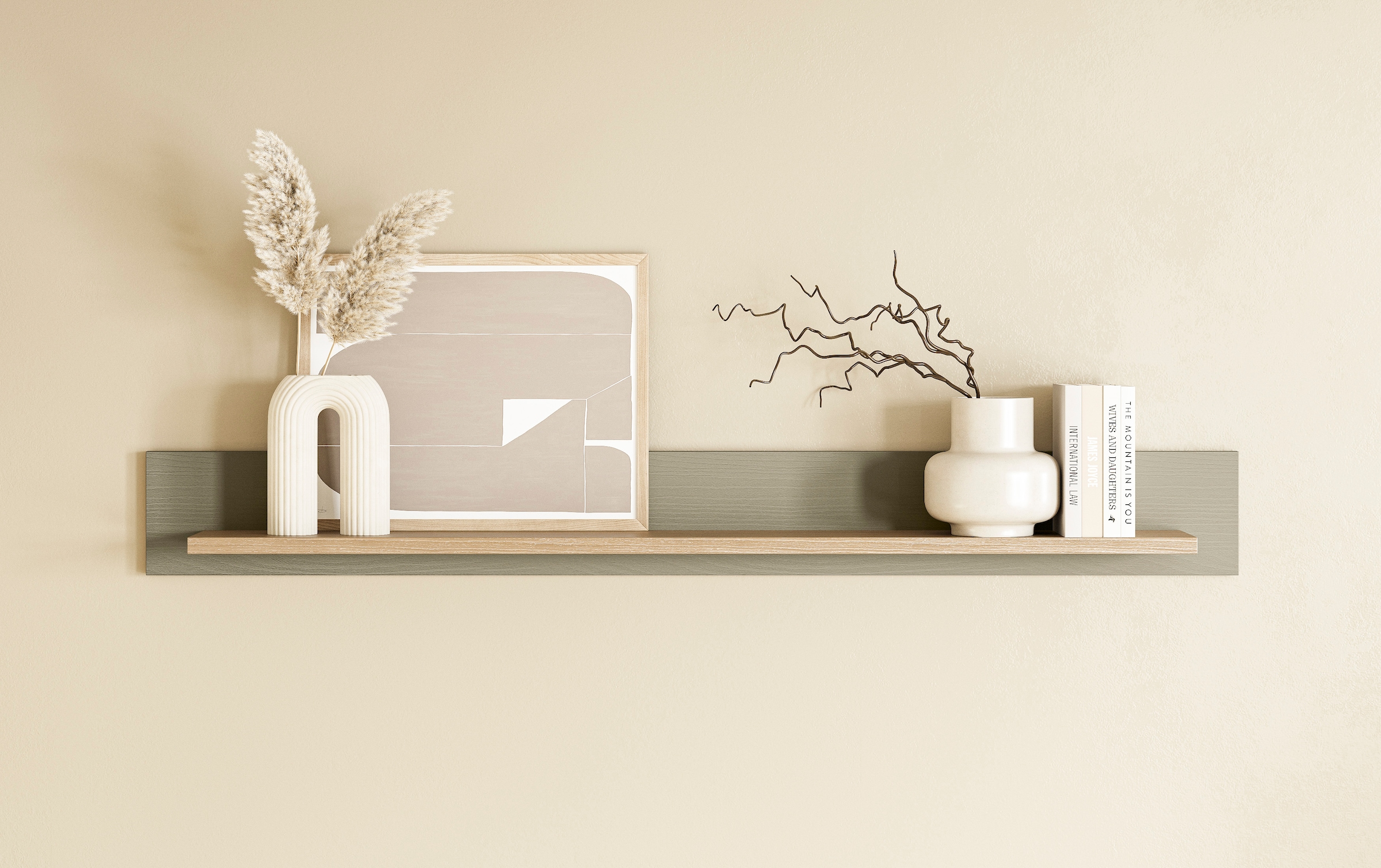 Home affaire Wandboard "Stranda, Wandregal im Scandi-Style, Wandhalter mit günstig online kaufen