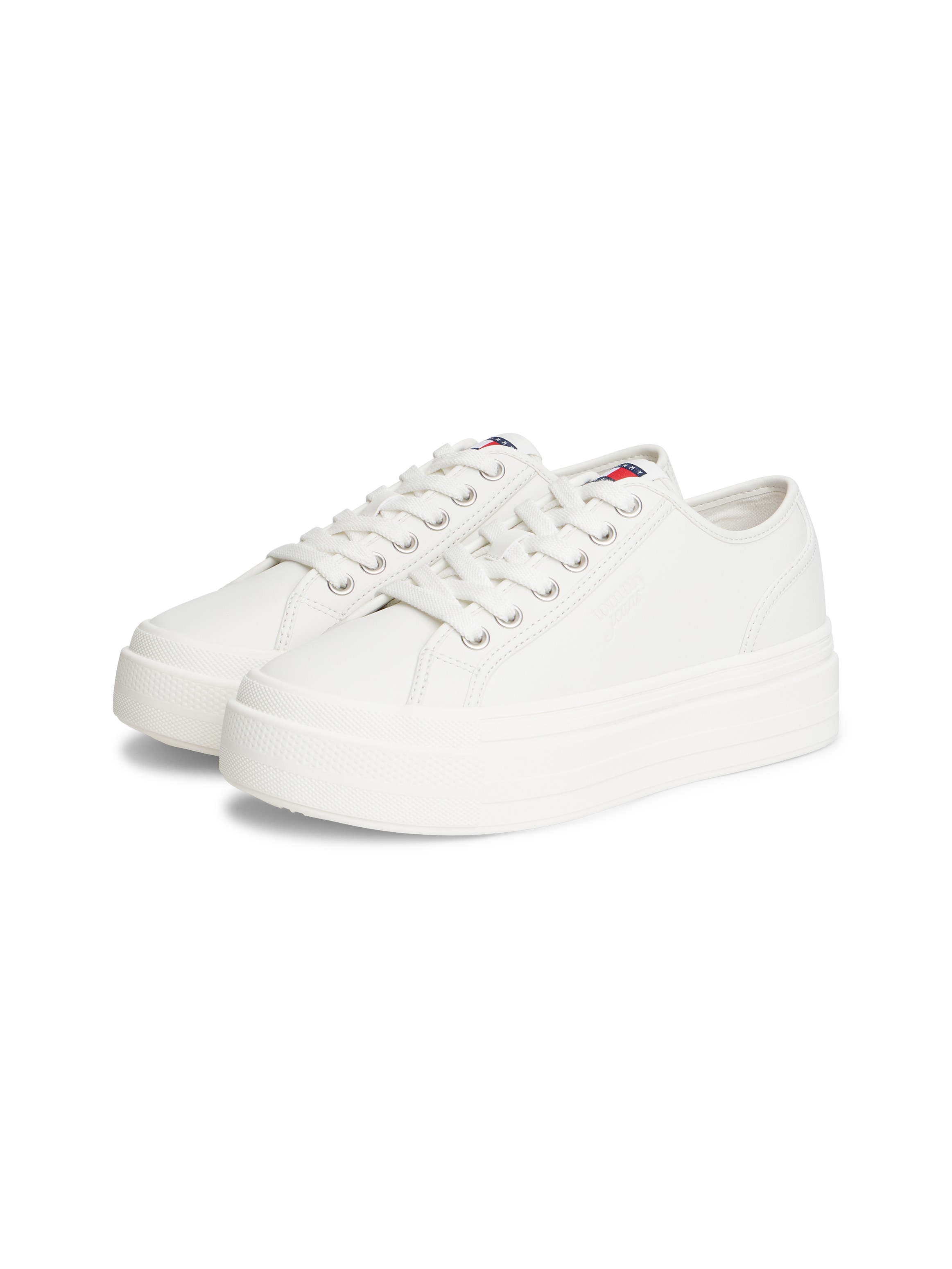 Tommy Jeans Plateausneaker "TJW FLATFORM SNEAKER LTR" Halbschuh, Schnürschu günstig online kaufen