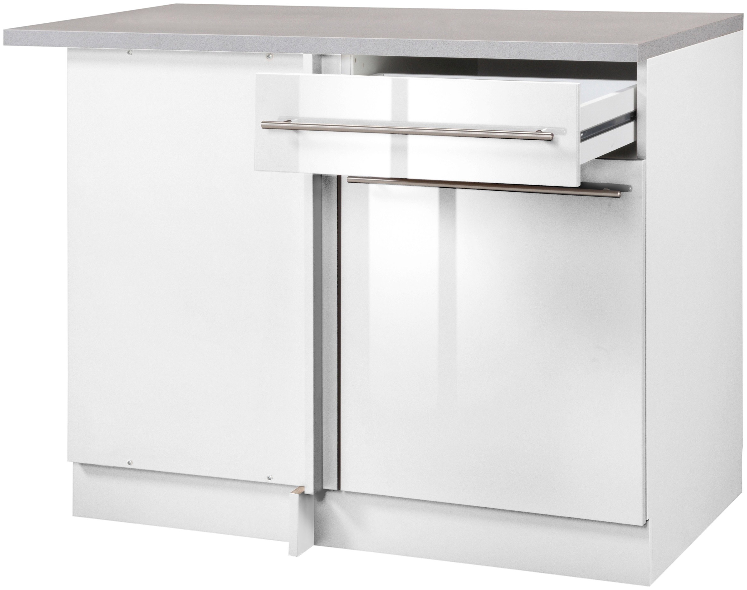 wiho Küchen Eckunterschrank "Chicago, TOPSELLER" 110 cm breit, für eine opt günstig online kaufen
