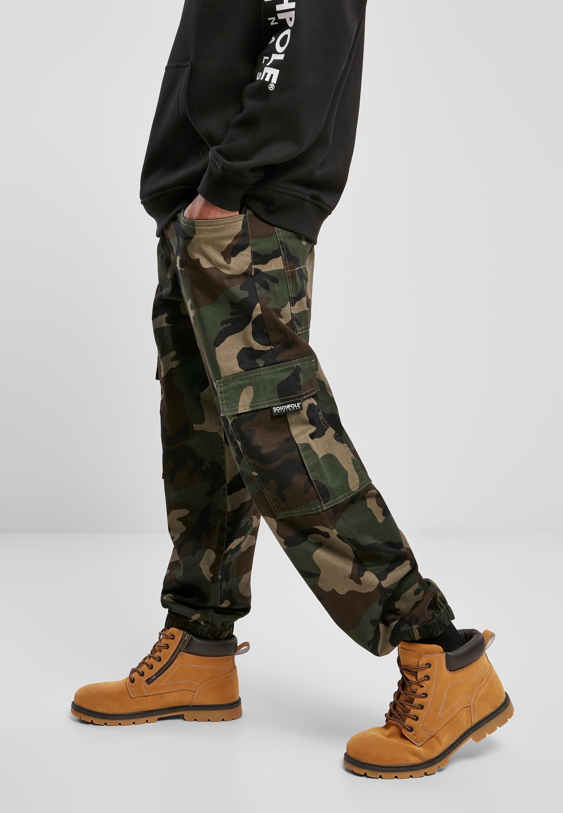 Southpole Cargohose »Southpole Herren Southpole Camo Cargo Pants«, (1 tlg.)
