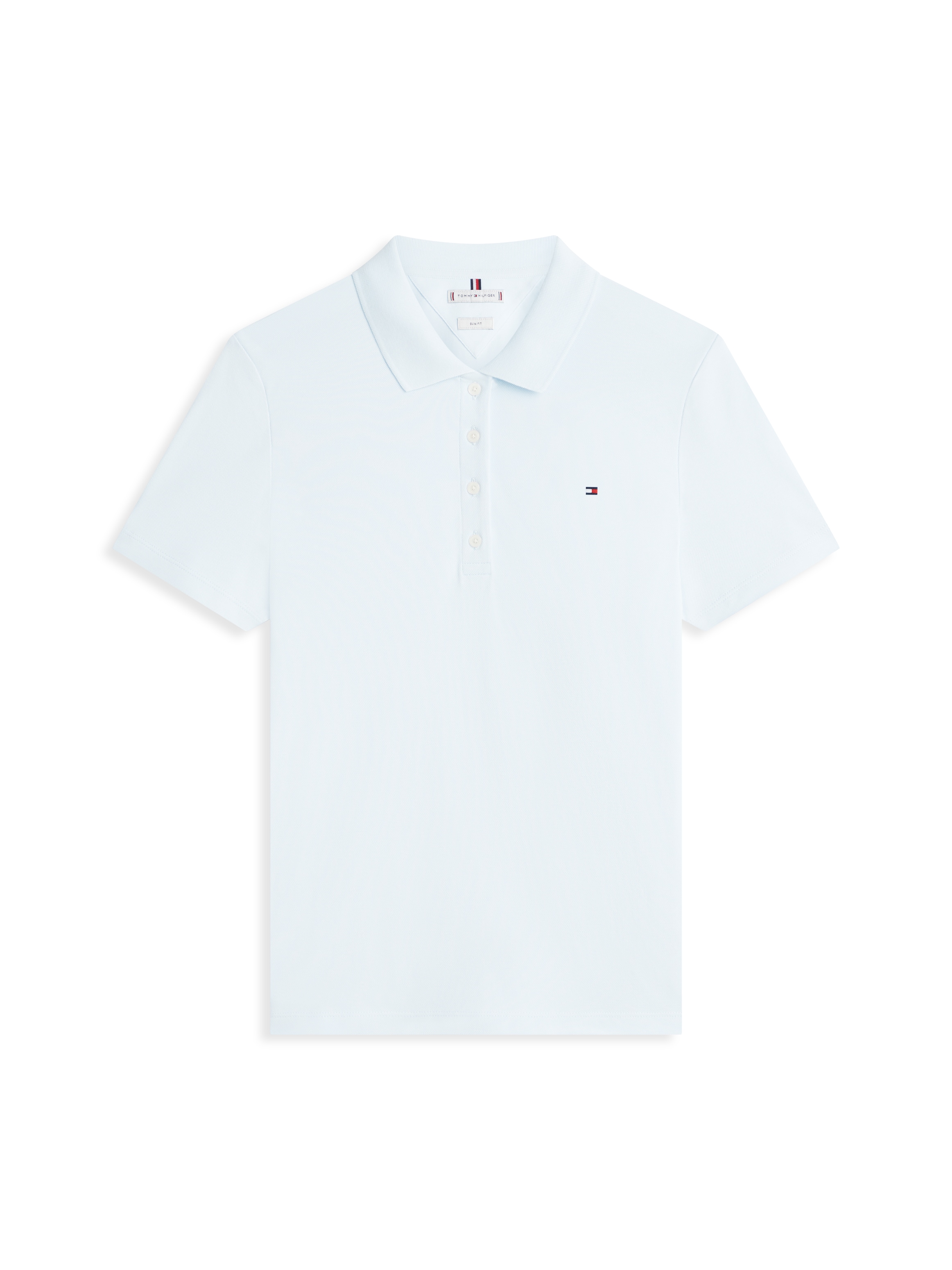Tommy Hilfiger Poloshirt »1985 Slim Fit Pique Premium« mit Logostickerei, Seitenschlitze