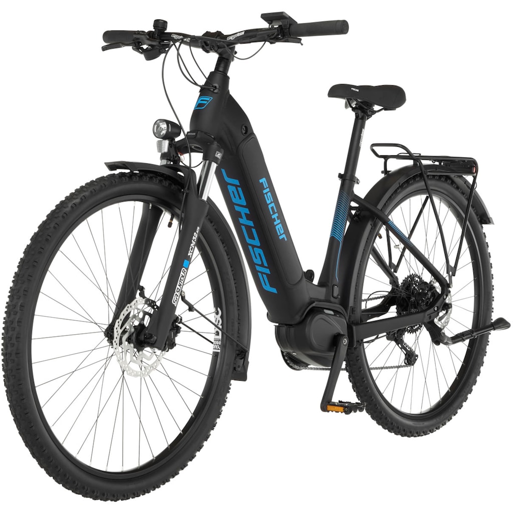 FISCHER Fahrrad E-Bike »TERRA 4.5i 522«, 10 Gang, Shimano, Deore, Mittelmotor 250 W, (mit Schloss)