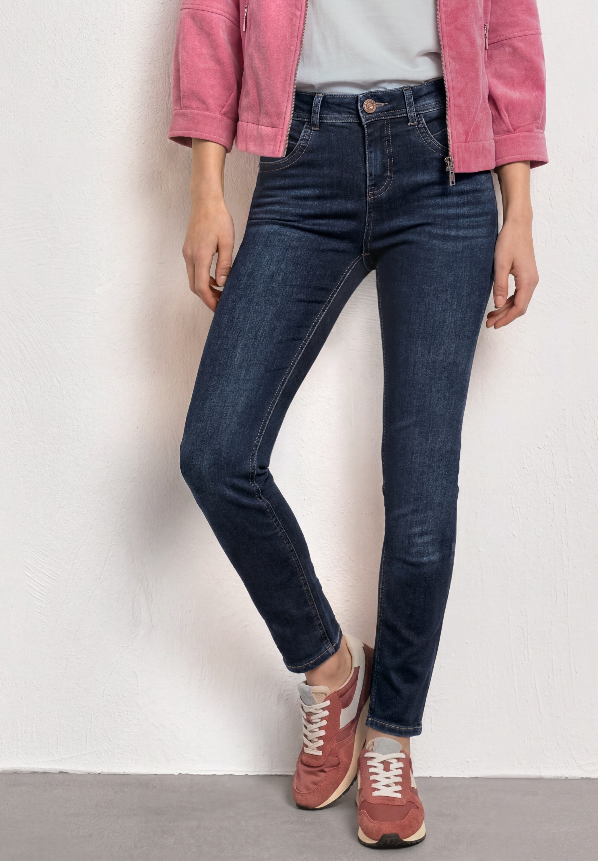 STREET ONE Comfort-fit-Jeans Middle Waist
