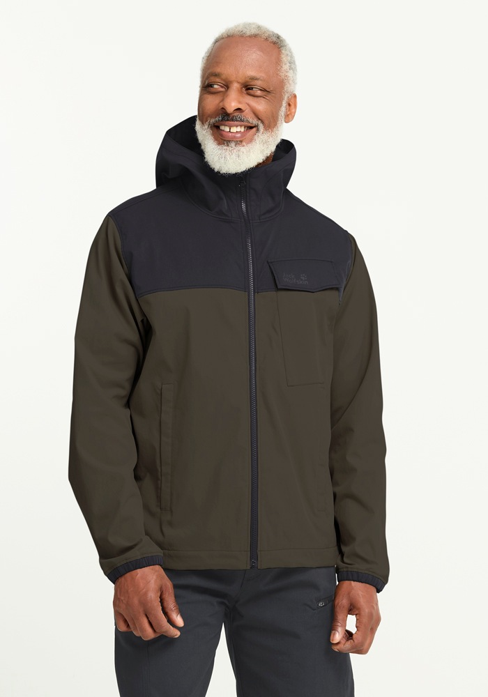 Jack Wolfskin Funktionsjacke "MAHANI JKT M" wärmende und winddichte Funktion, mit Reißverschluss, normale Länge