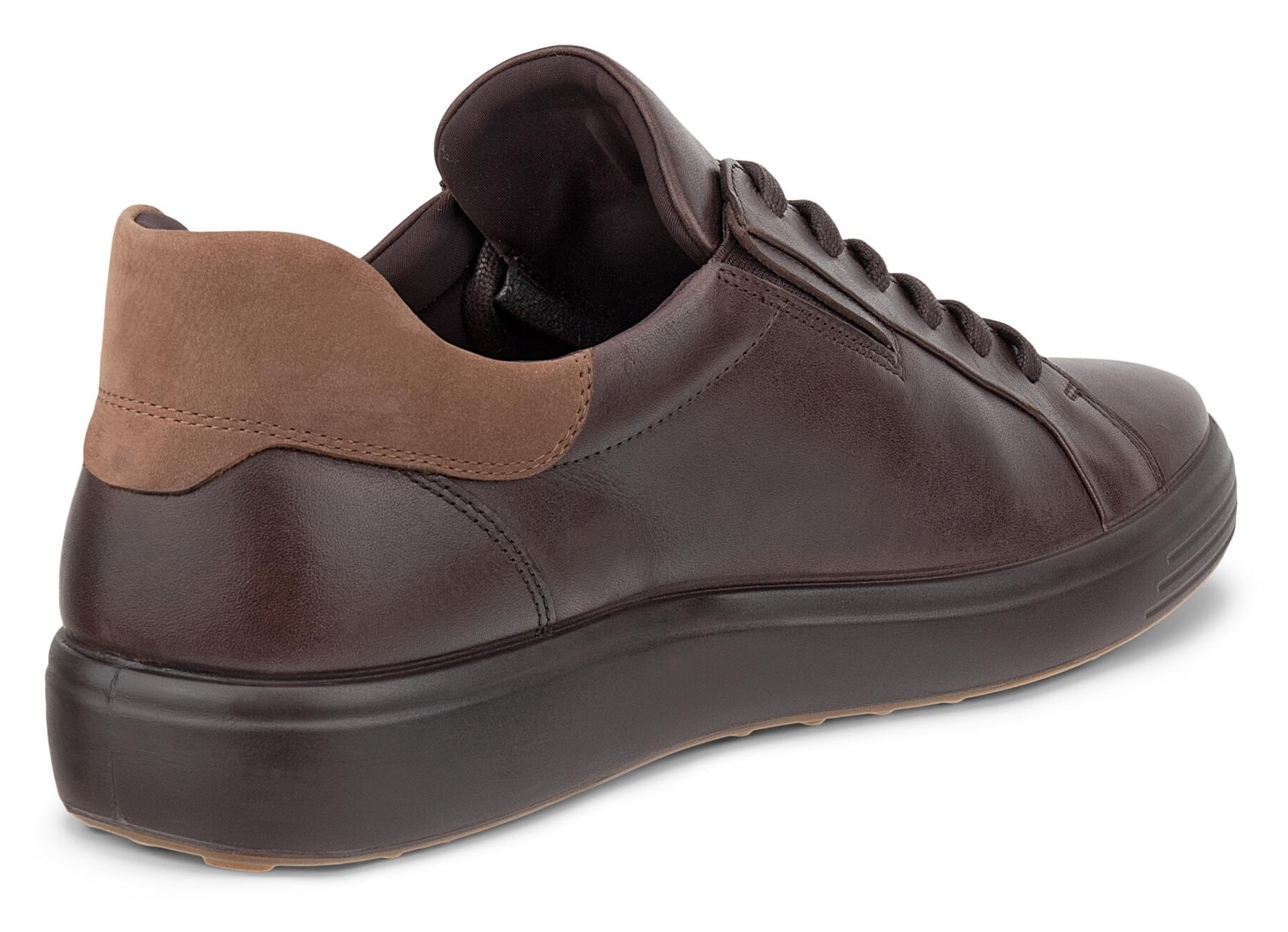 Ecco Sneaker »ECCO Soft 7 M«, Freizeitschuh, Halbschuh, Schnürschuh mit heller Laufsohle