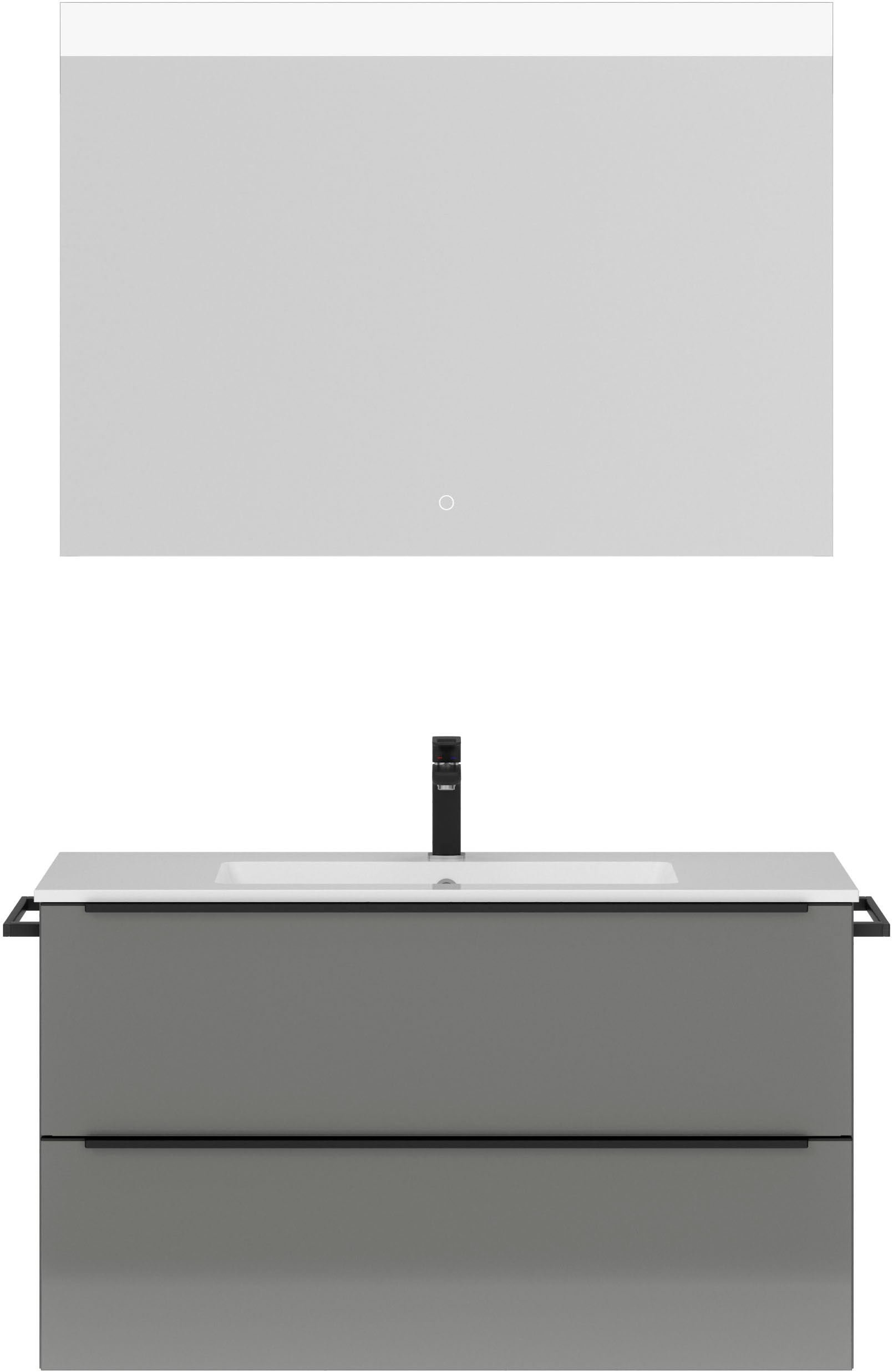 nobilia Badmöbel-Set "Levere" vormontiert, mit Soft-Close, 2 Stk. tlg. günstig online kaufen