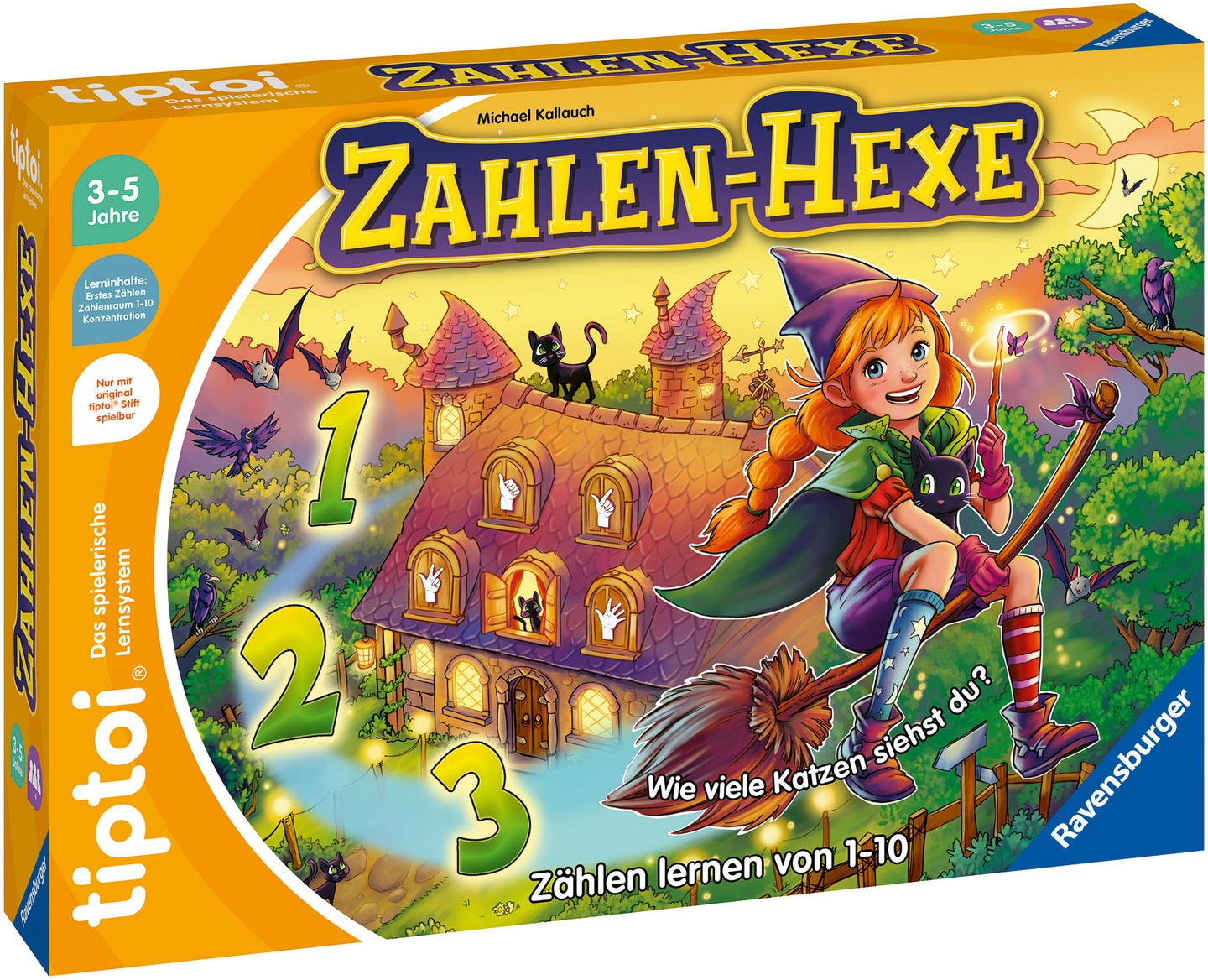 Ravensburger Spiel »tiptoi® Zahlen-Hexe«, Made in Europe, FSC® - schützt Wald - weltweit