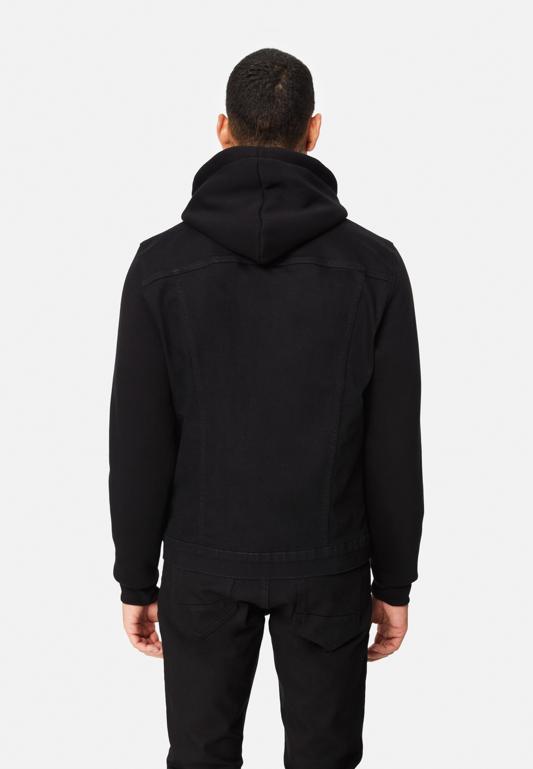 Mavi Jeansjacke »JERRY«, mit Kapuze, Jeansjacke mit Jerseyärmeln