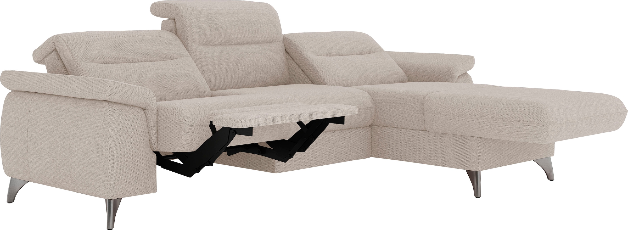 sit&more Ecksofa »Astoria L-Form«, wahlweise mit motorischer Relaxfunktion