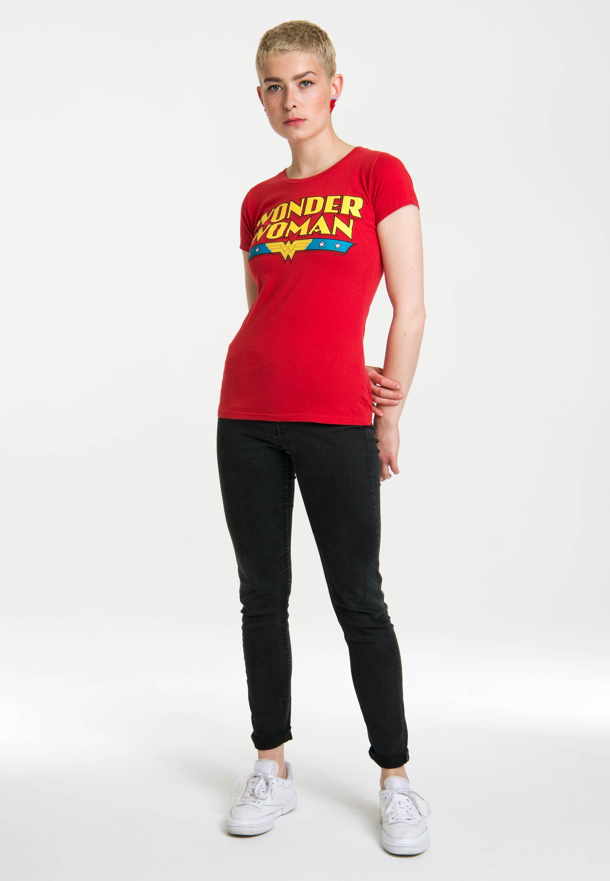 LOGOSHIRT T-Shirt "Wonder Woman", mit lässigem Vintage-Print günstig online kaufen