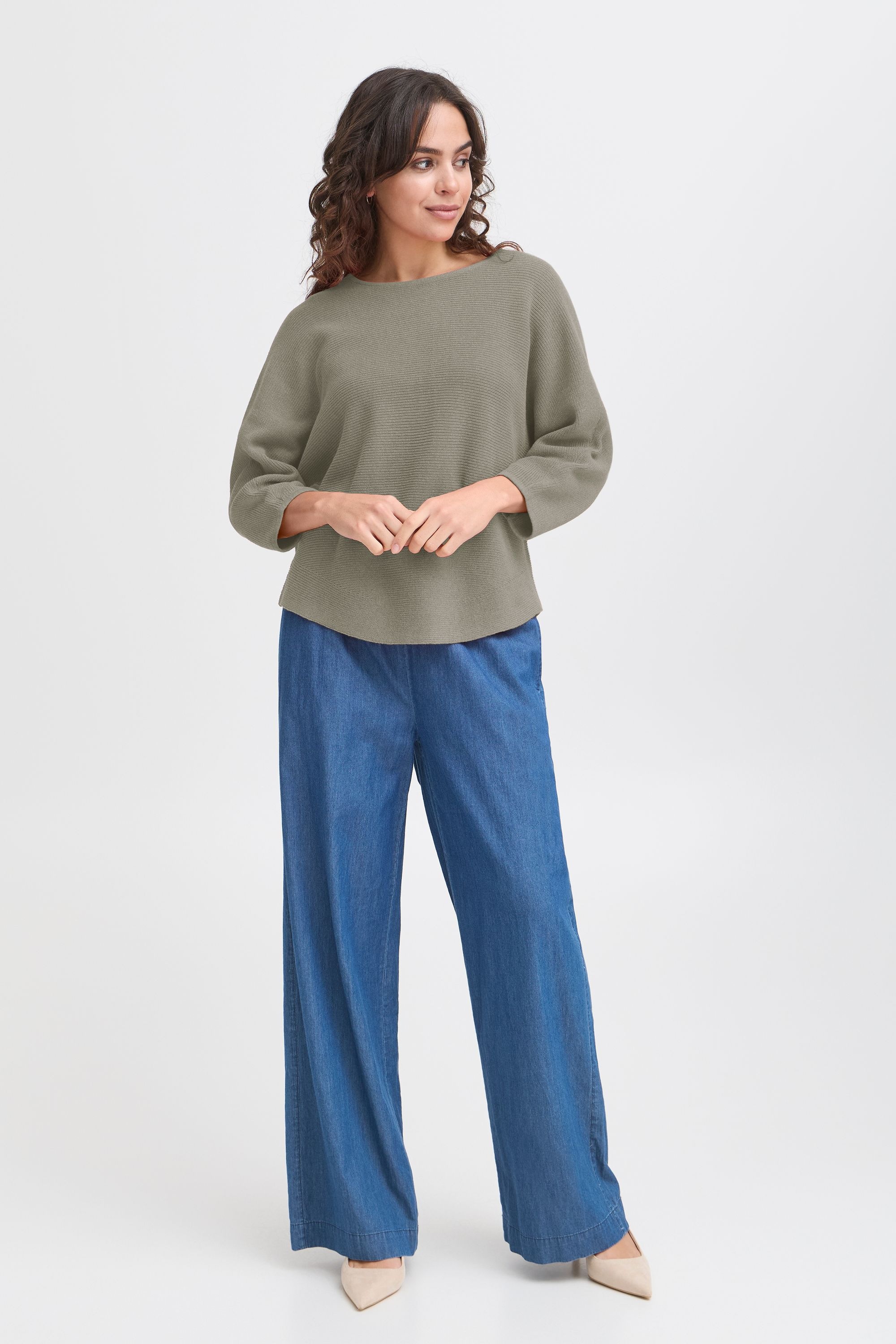 fransa Strickpullover »Strickpullover FRSINJA PU 1«