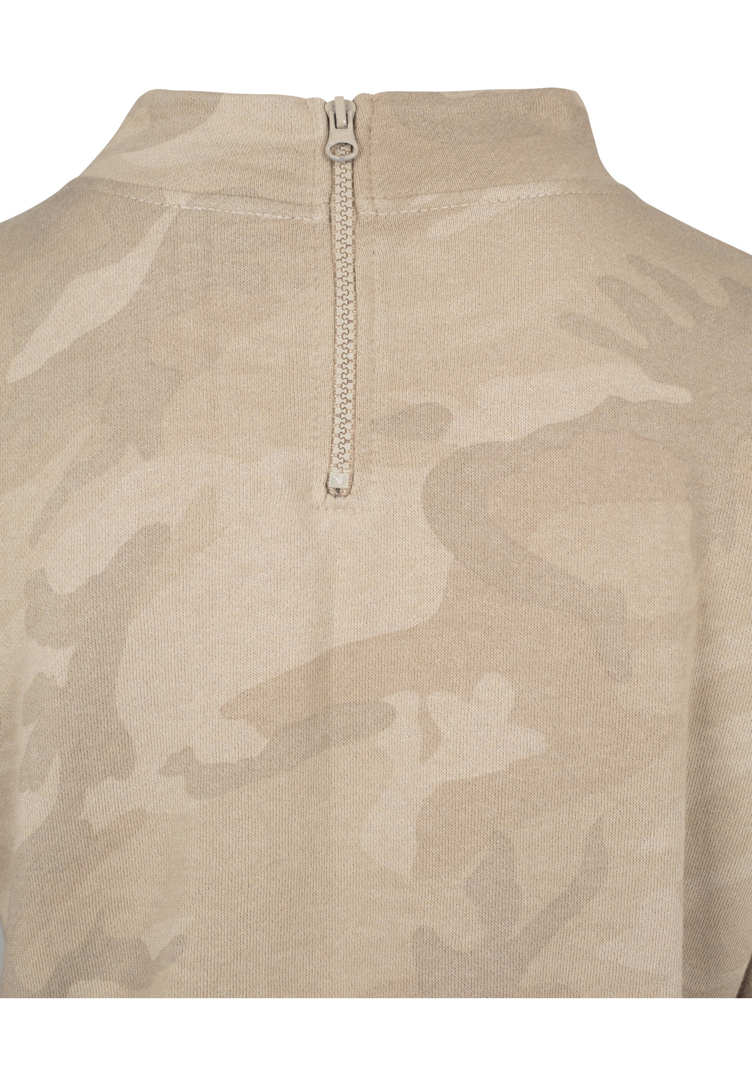 URBAN CLASSICS Sweatshirt »Urban Classics Damen Ladies Camo Turtleneck Crew«, (1 tlg.)
