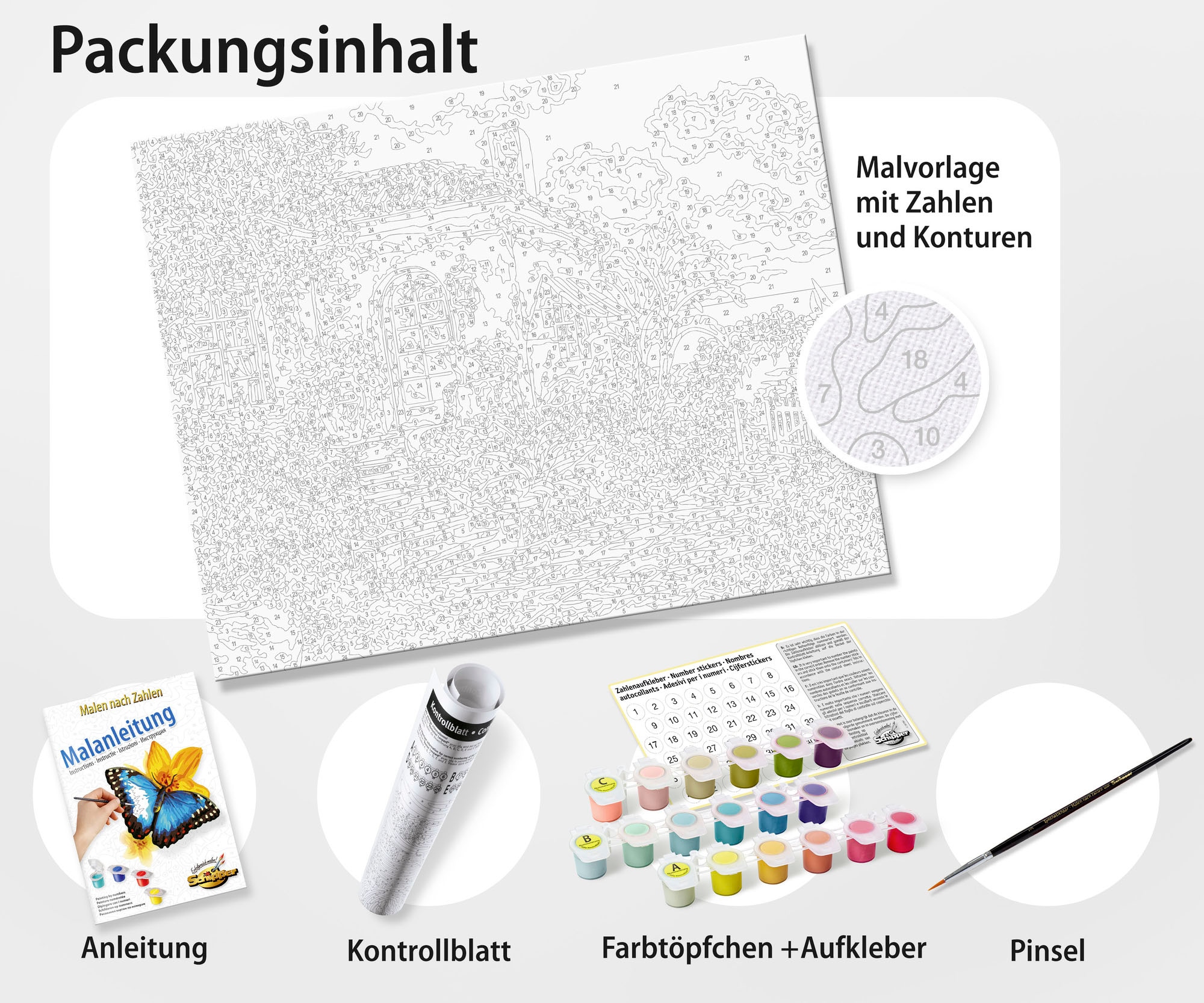 Schipper Malen nach Zahlen »Meisterklasse Klassiker, Relax«, Made in Germany