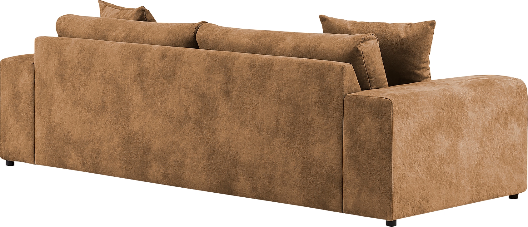 andas 3-Sitzer »SLEETLAND XXL in Samtvelours oder Vintage-Leder-Optik«, besonders groß und bequem