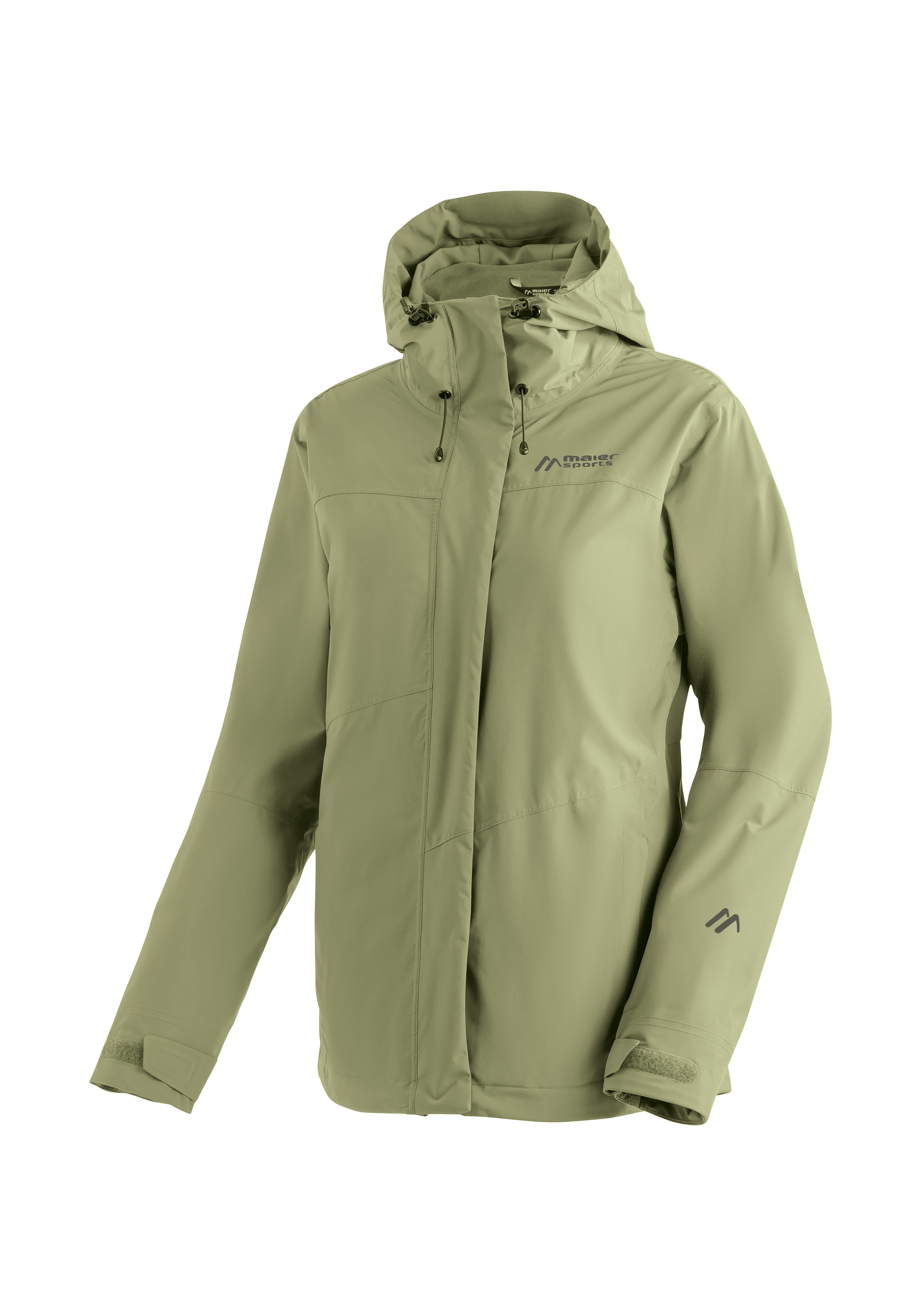 Maier Sports Regenjacke "Metor 3in1 W" warme Damen Jacke mit Kapuze, Winterjacke wasserdicht atmungsaktiv