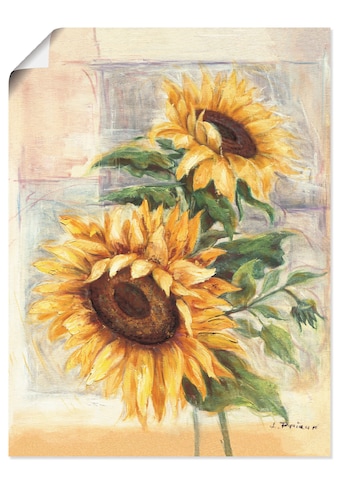 Artland Paveikslas »Sonnenblumen II« Blumen (1...