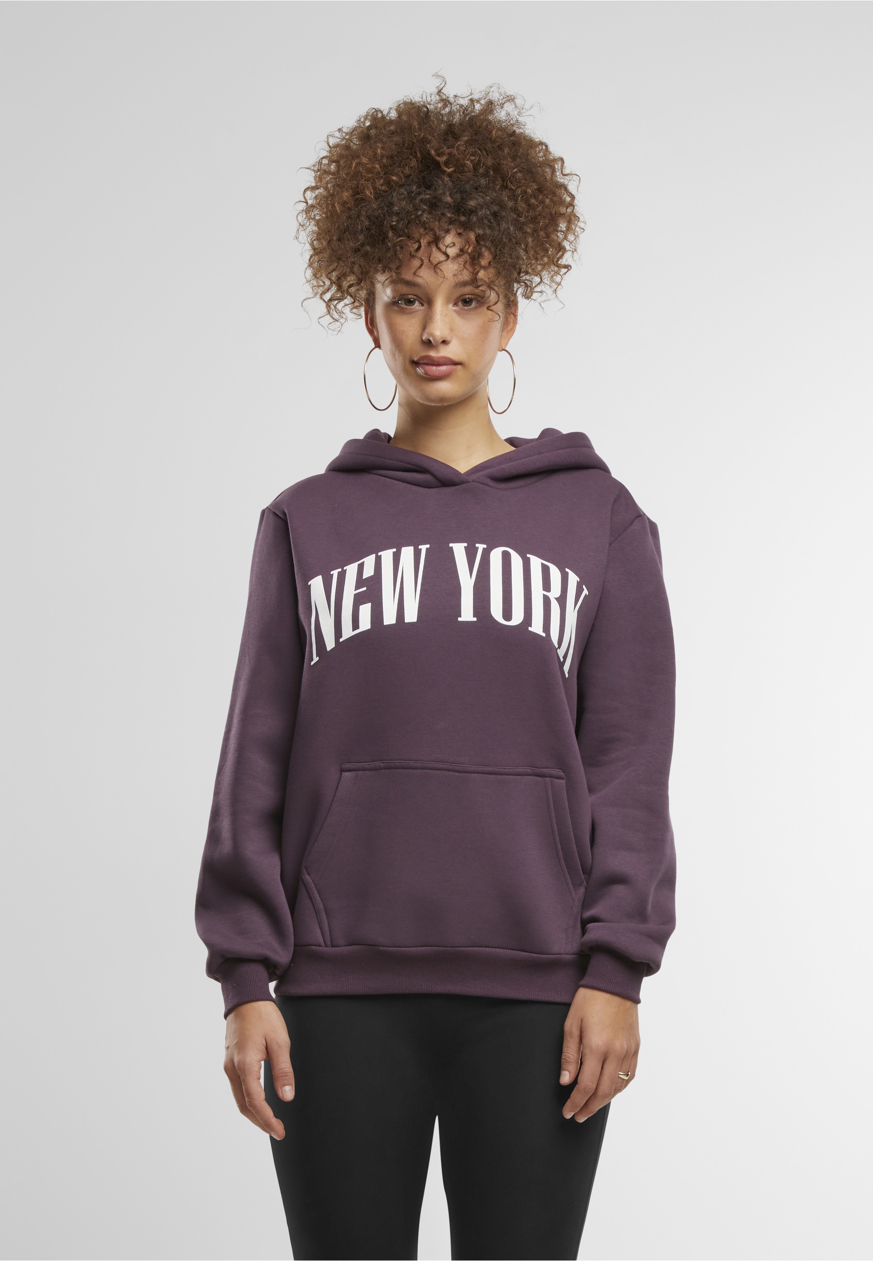 Miss Tee Kapuzenpullover »Miss Tee New York Ladies Fluffy Hoody« 1