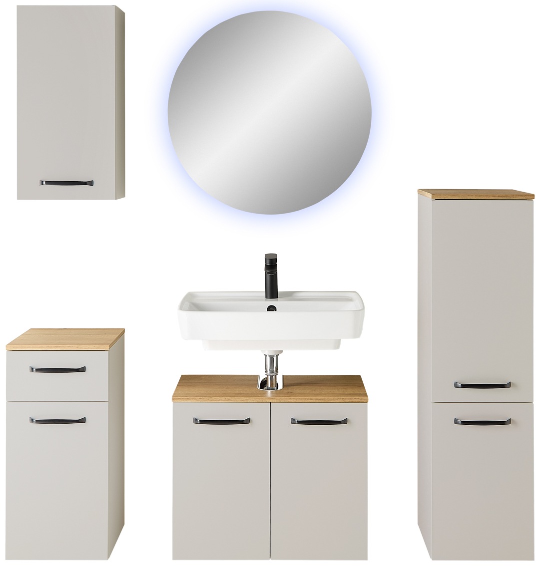 Saphir Badmöbel-Set "Badmöbel-Set Quickset 500, Waschbeckenunterschrank mit günstig online kaufen