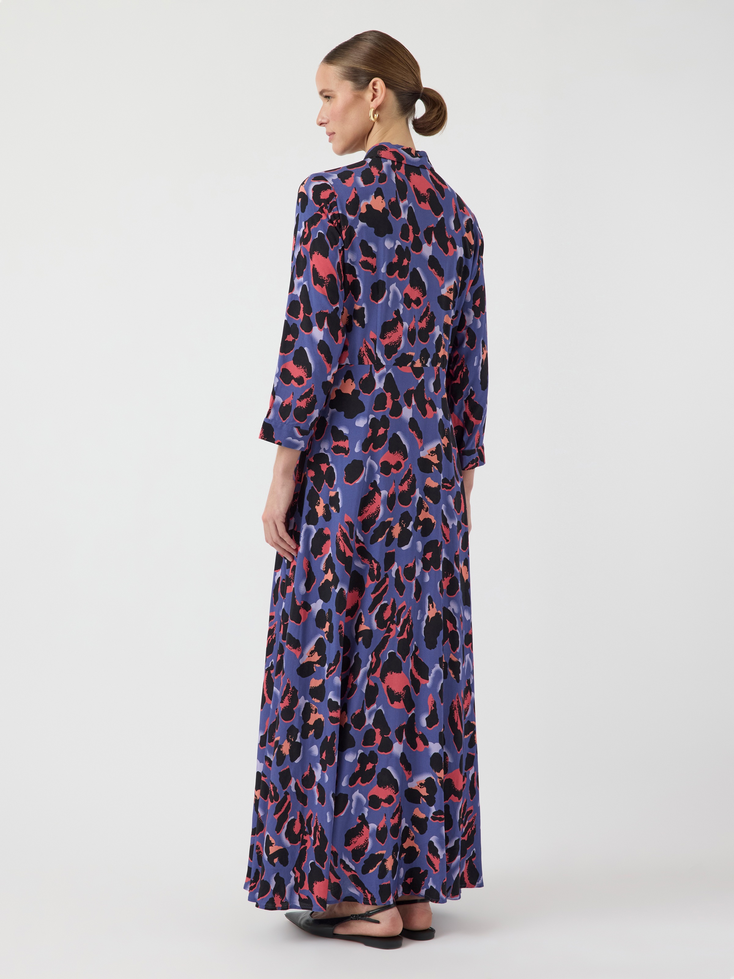Y.A.S Hemdblusenkleid "YASSAVANNA LONG SHIRT DRESS", Sommerkleid, mit 3/4 Ä günstig online kaufen