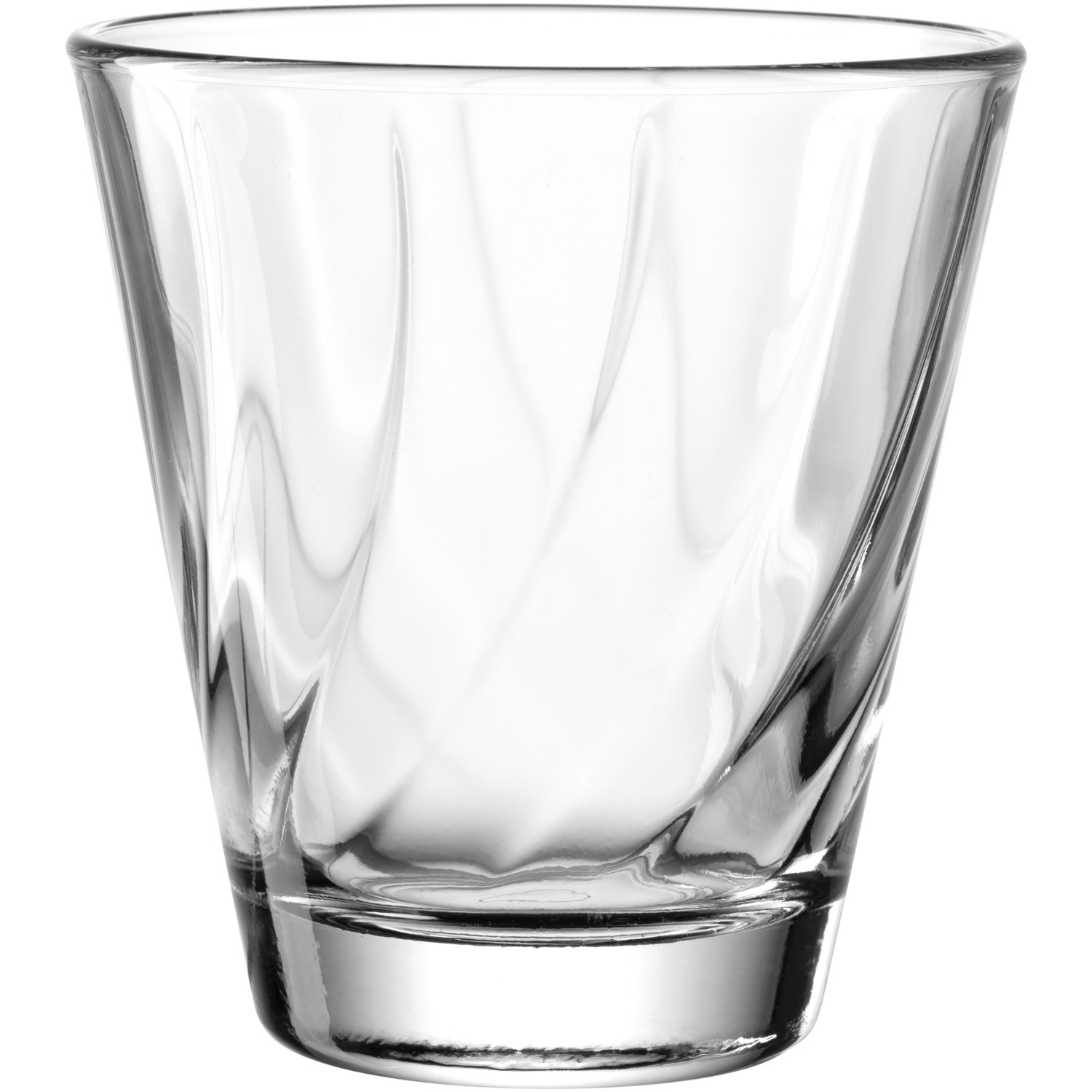 Leonardo Gläser-Set "Trinkglas, Twist, 215 Ml, 6er-Set" Whiskybecher, Spülmaschinengeeignet