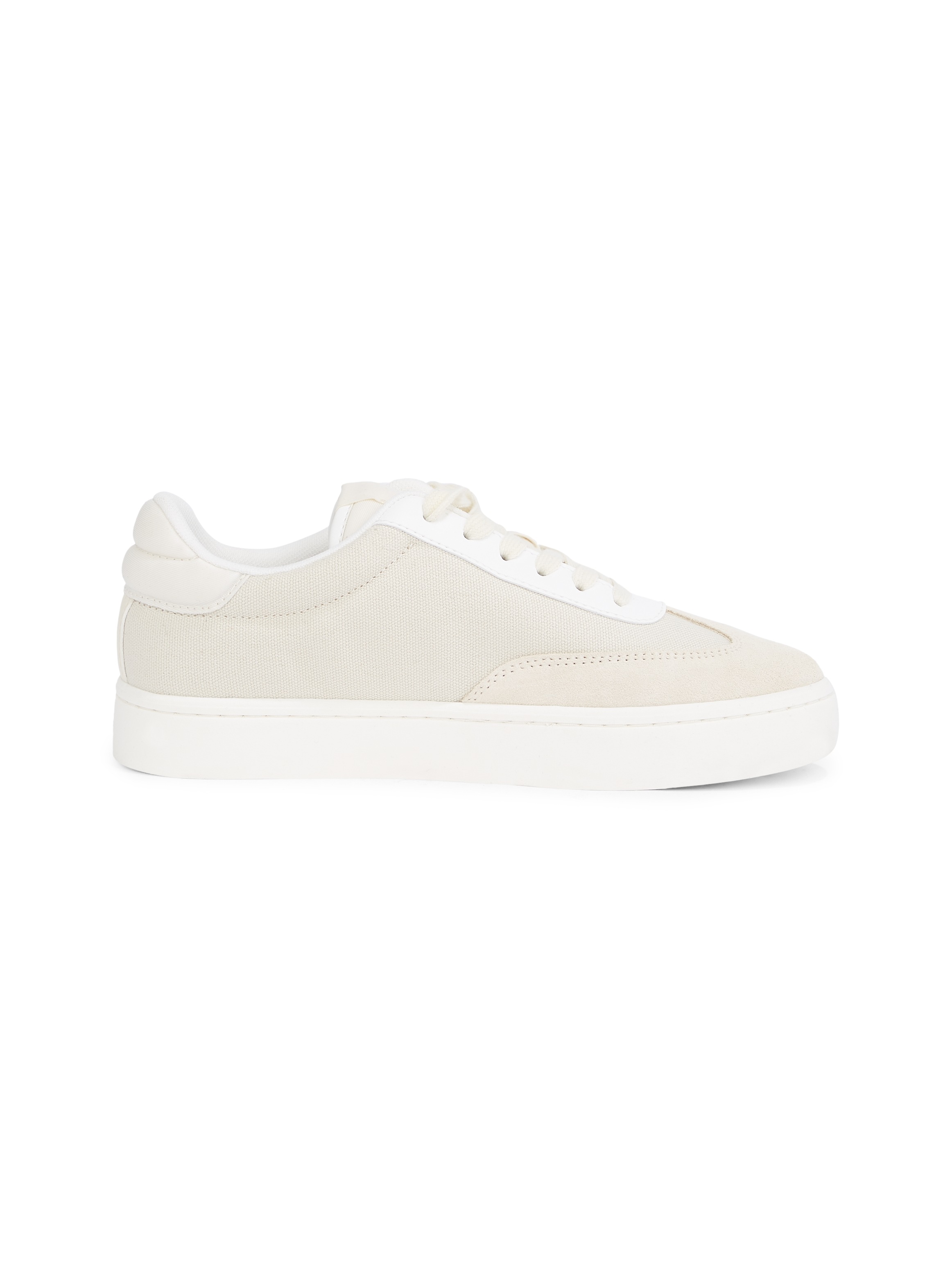 Calvin Klein Jeans Sneaker »CLASSIC CUPSOLE LOW MIX MG WN«, Schnürschuh, Freizeitschuh, Halbschuh mit Logoschriftzug seitlich