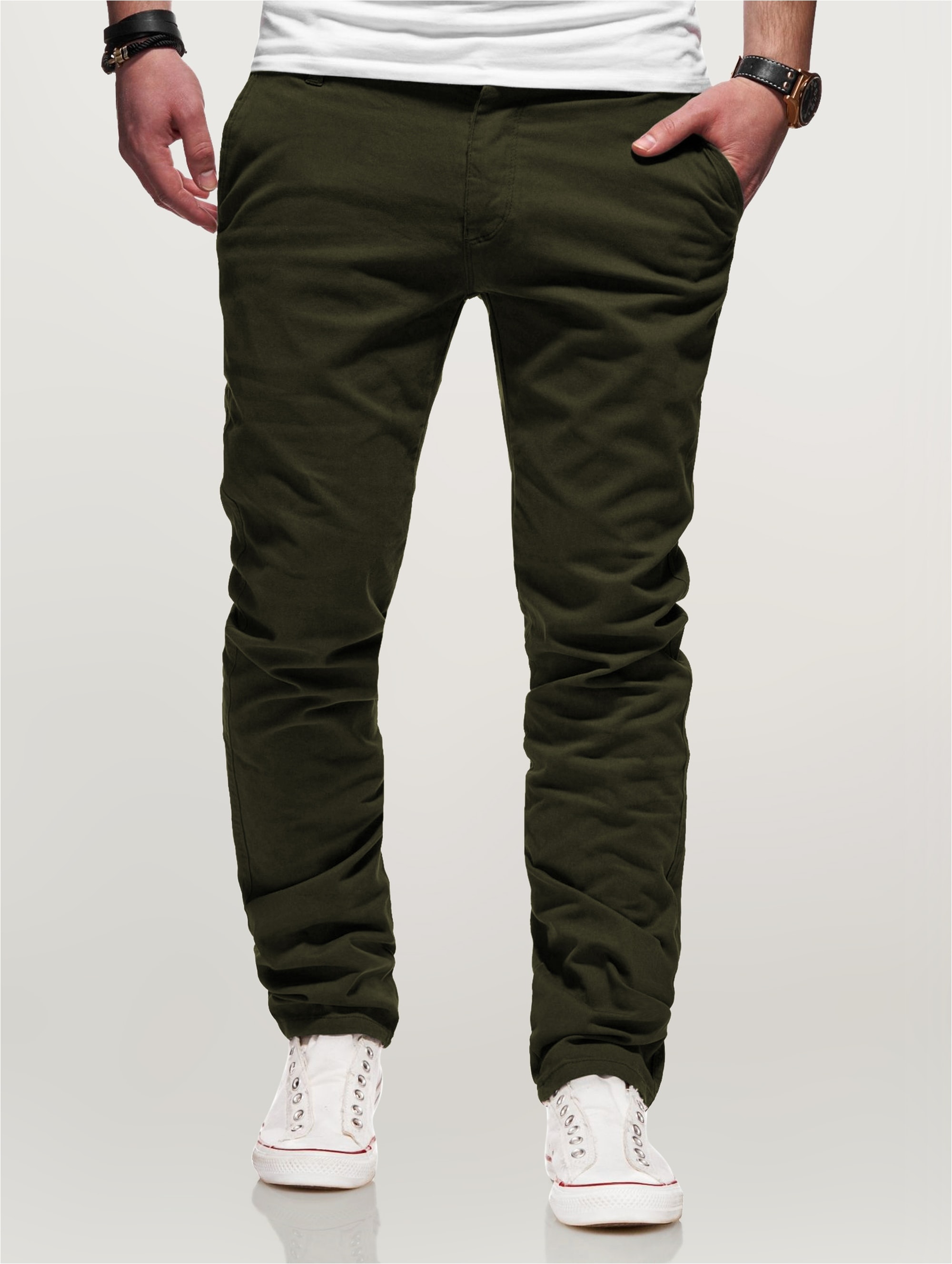 behype Chinohose »Heritage«, im Slim -Fit-Schnitt