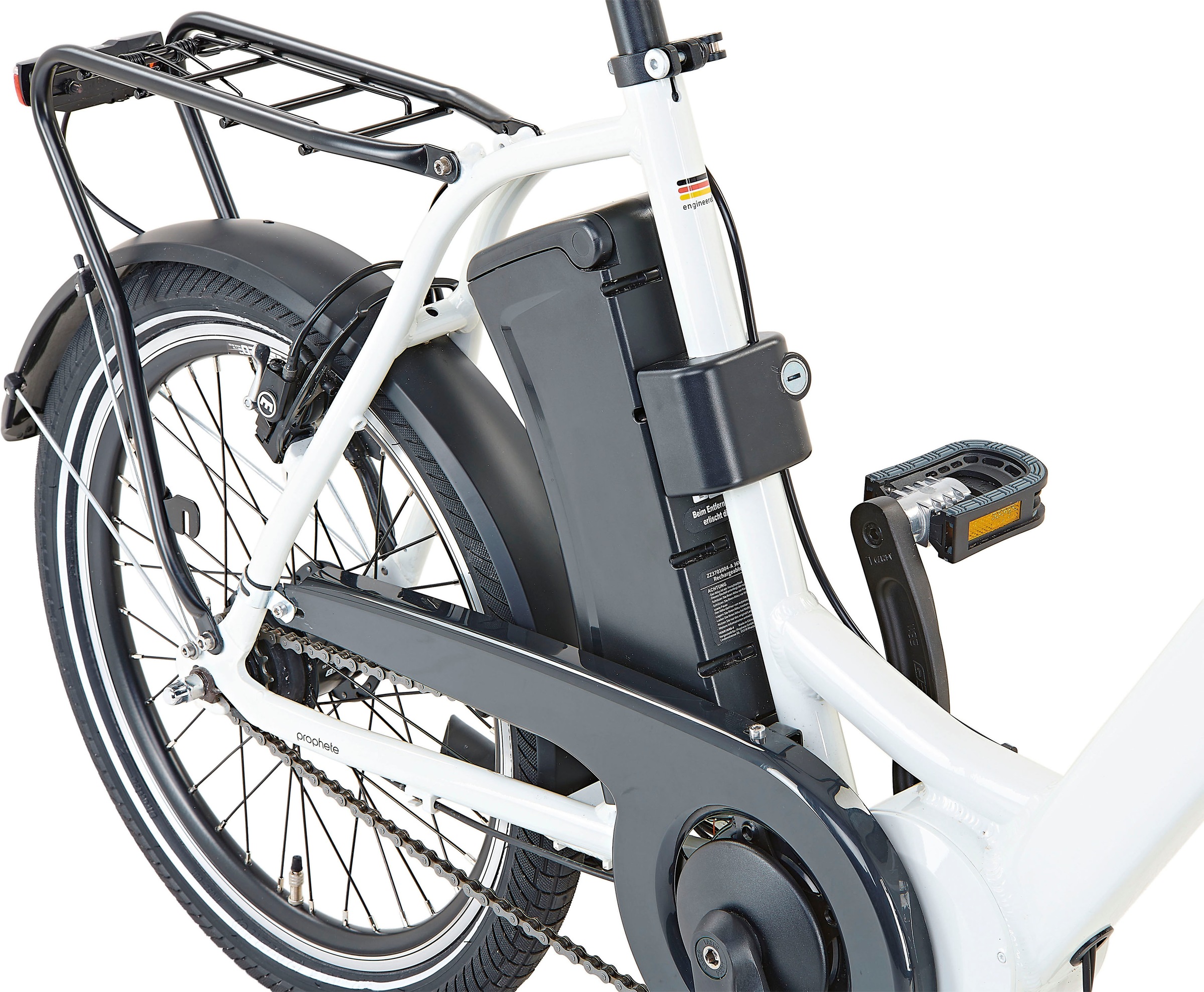 Thumbnail - Prophete "Urbanicer 3.0" 7 Gang Shimano Nexus Schaltwerk Nabenschaltung Mittelmotor 250 W Pedelec, Elektrofahrrad für Da...