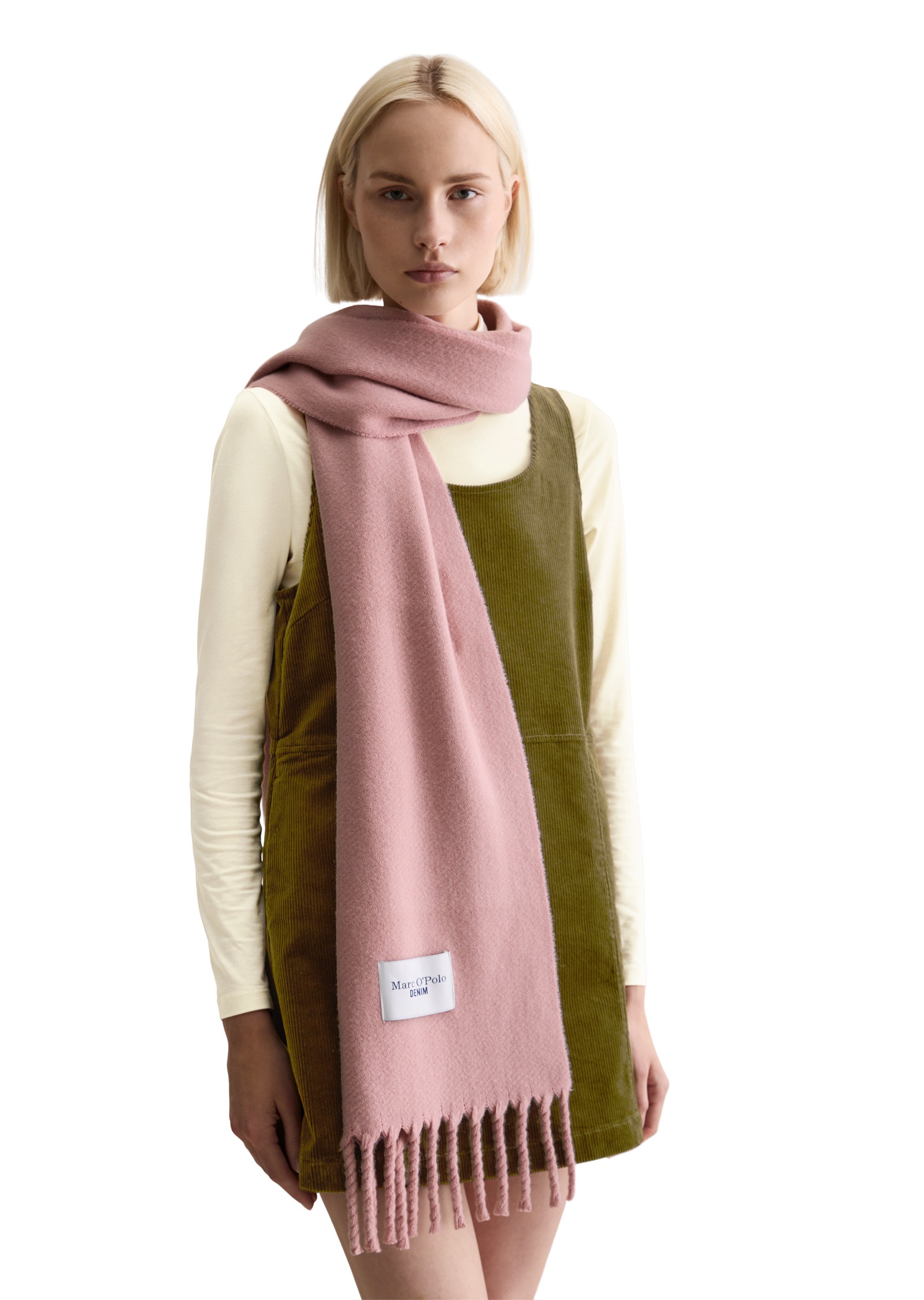 Thumbnail - Marc OPolo DENIM Wollschal "mit langen Fransen"